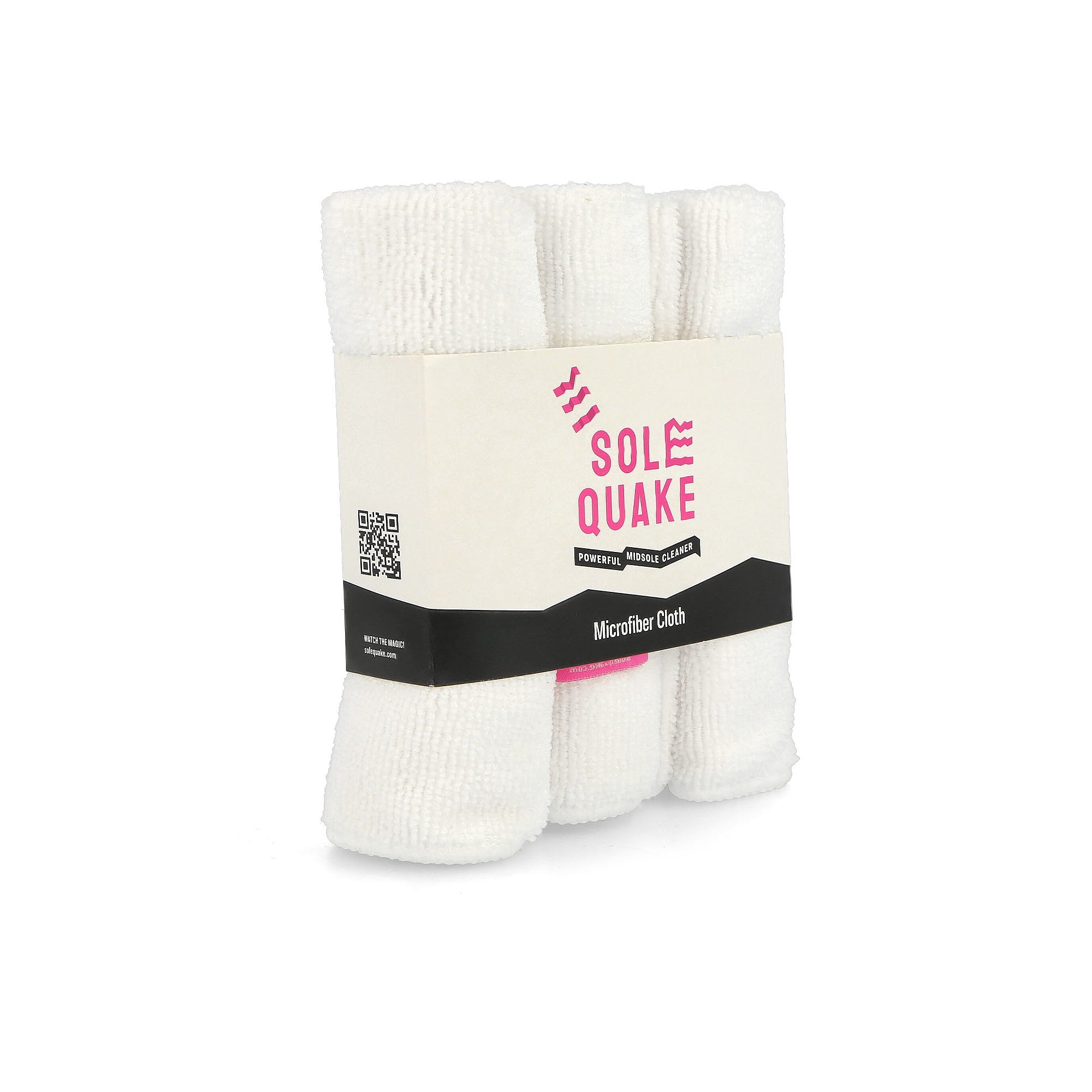 Bama Urban Elements Solequake Microfiber Cloth 3 Pack White Sneaker Care Close-up | Overkill