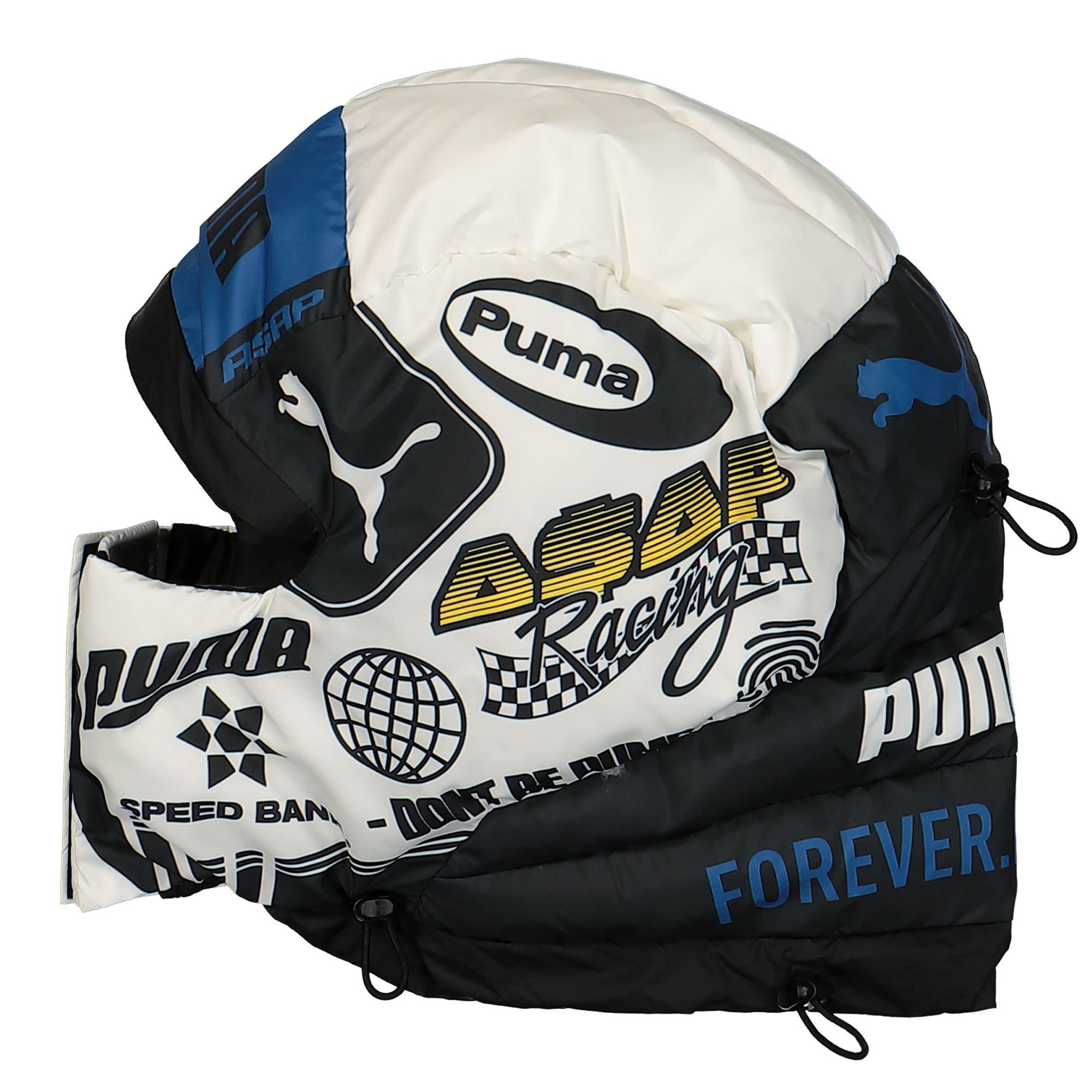 Puma Padded Balaclava Puma White / Puma Team Royal Balaclavas Close-up | Overkill