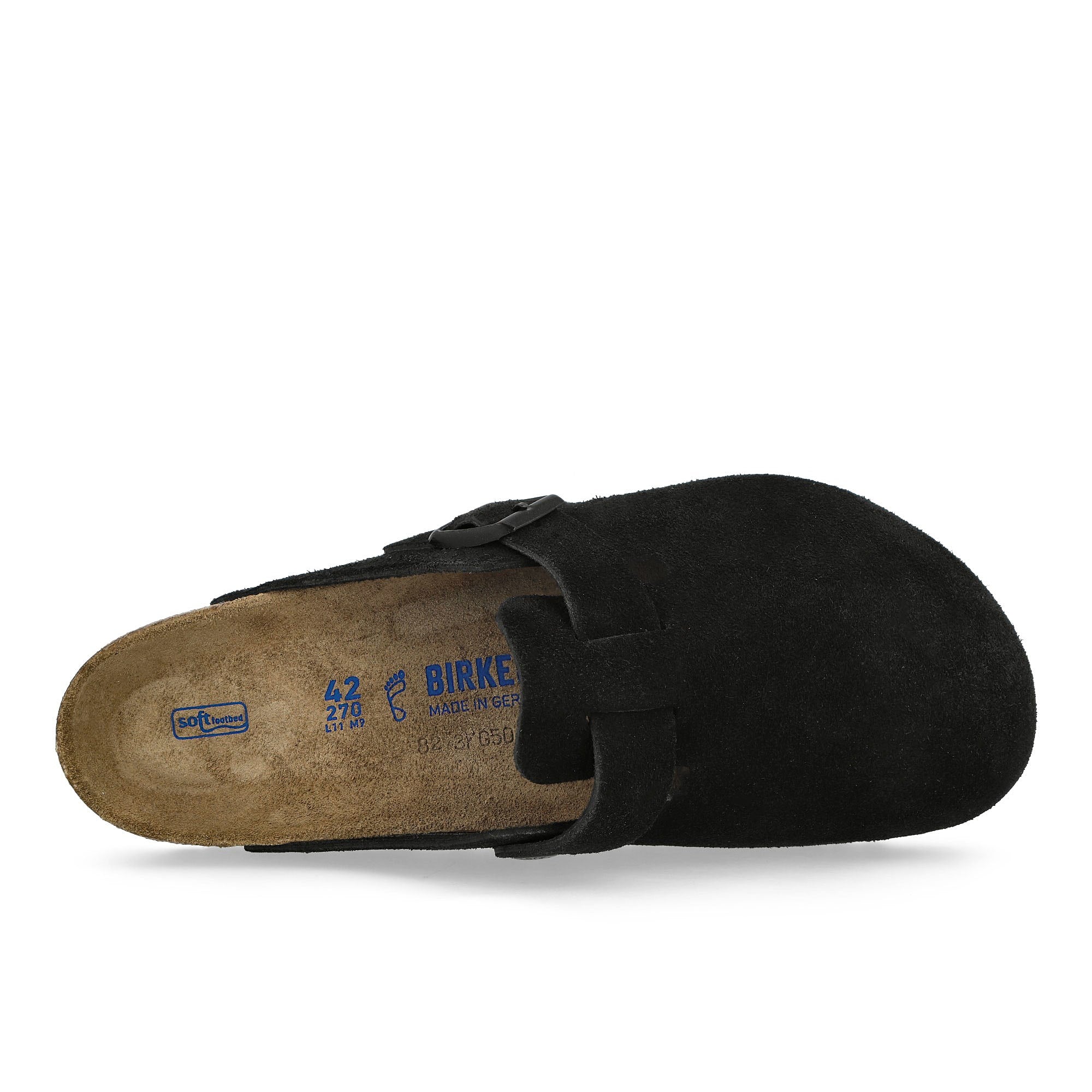 Birkenstock Boston BS Black Slides, Sandals & Slippers Detailfoto | Overkill