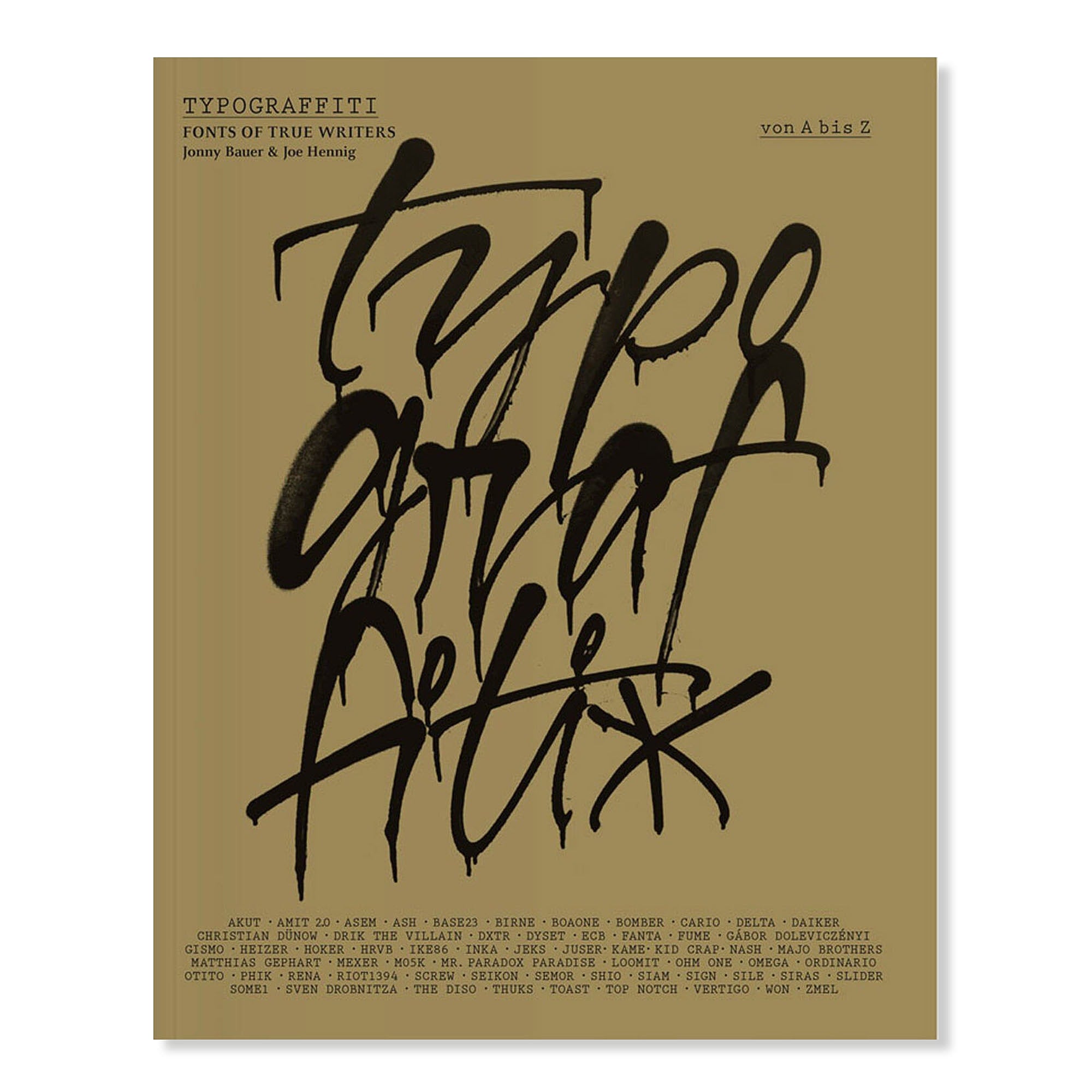 overkill_Test Typograffiti Fonts Of True Writers Book Books | Overkill