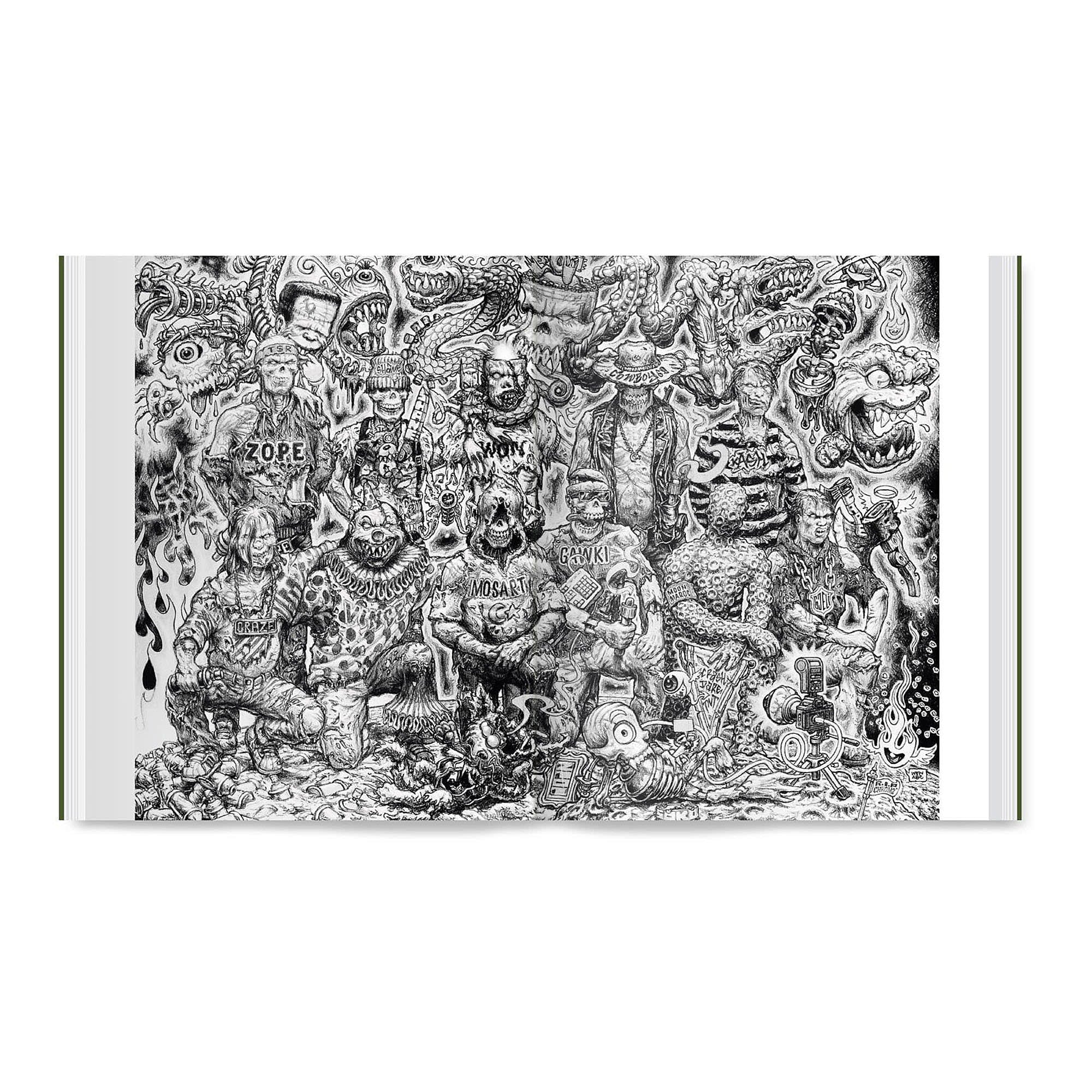 overkill_Test Typograffiti Fonts Of True Writers Book 0 Books Close-up | Overkill