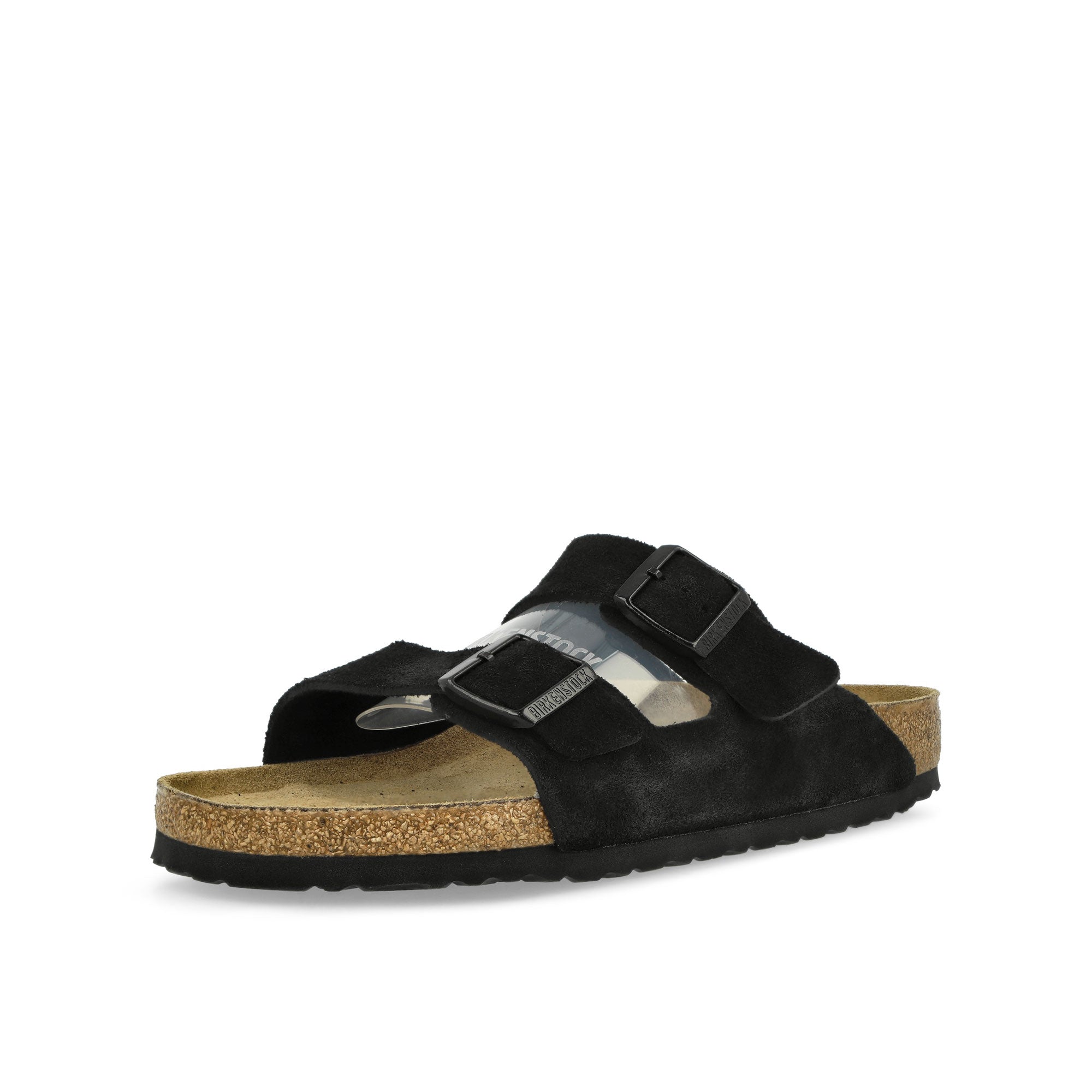 Birkenstock Arizona BS Birkenstock Black Slides, Sandals & Slippers Close Up | Overkill