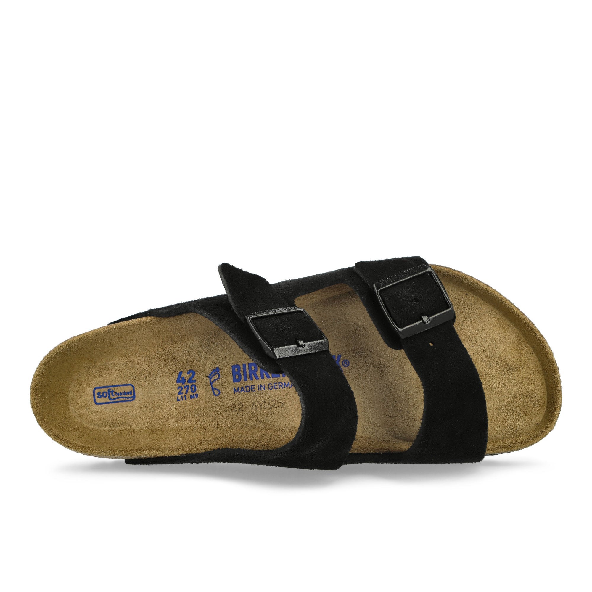 Birkenstock Arizona BS Birkenstock Black Slides, Sandals & Slippers Detailfoto | Overkill