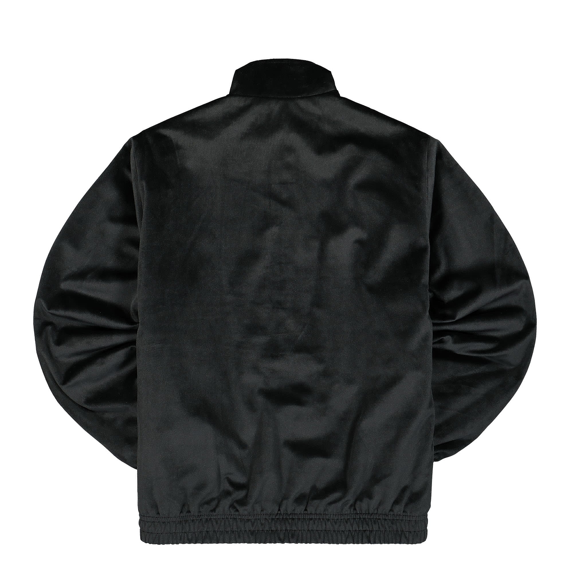 LMC OG Globe Velour Track Top Black Track Jackets Material | Overkill