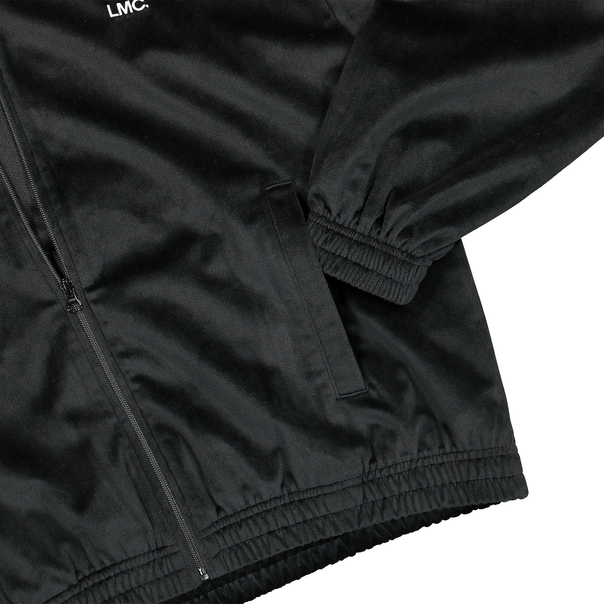 LMC OG Globe Velour Track Top Black Track Jackets Detailfoto | Overkill
