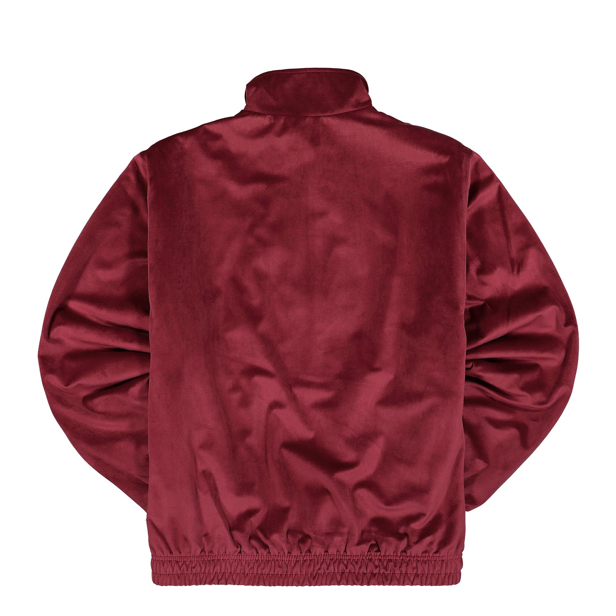 LMC OG Globe Velour Track Top Burgundy Track Jackets Material | Overkill