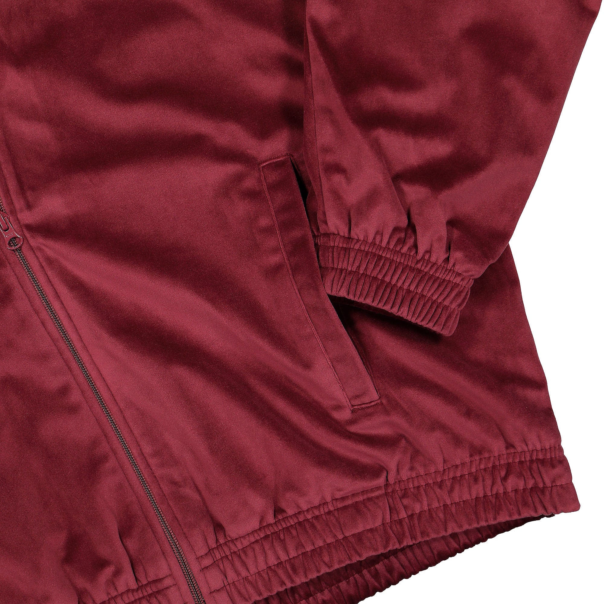 LMC OG Globe Velour Track Top Burgundy Track Jackets Detailfoto | Overkill