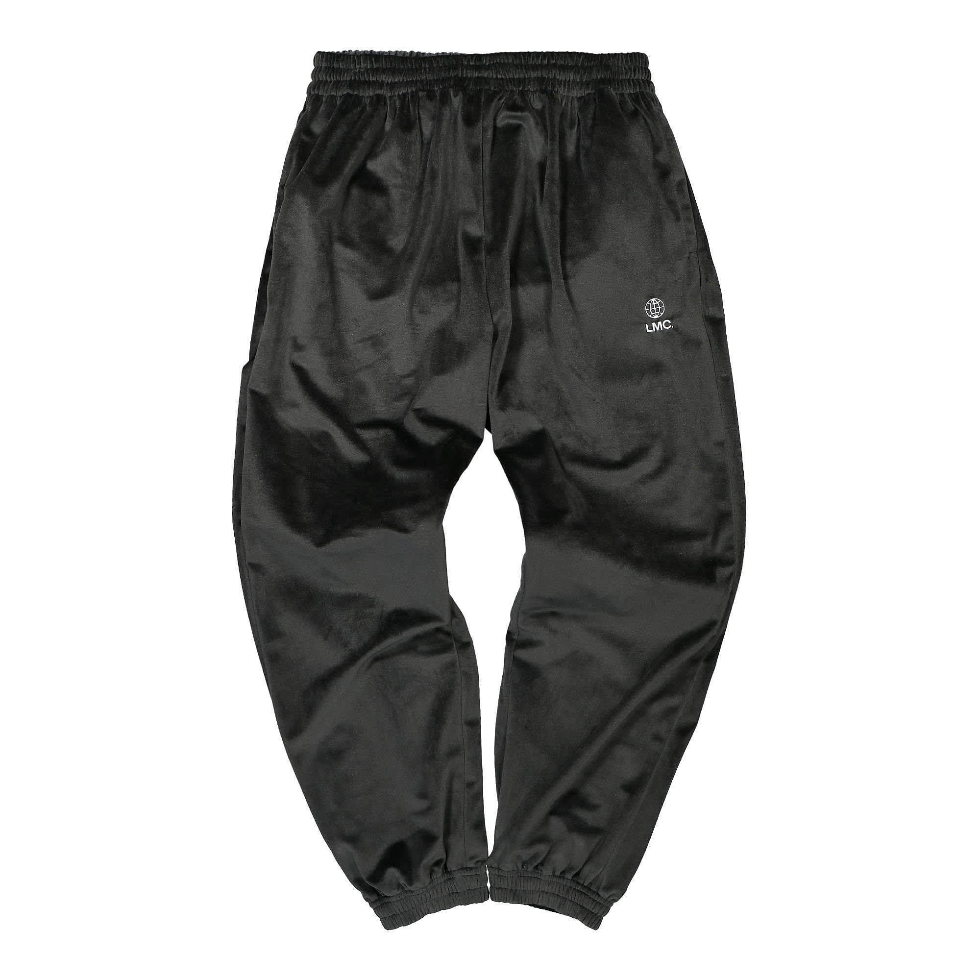 LMC OG Globe Velour Pants Black Sweat & Track Pants 0LM21FPT104 | Overkill
