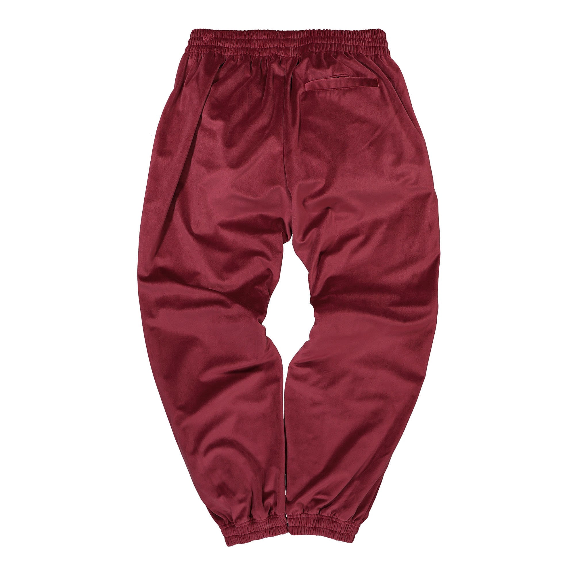 LMC OG Globe Velour Pants Burgundy Sweat & Track Pants Material | Overkill