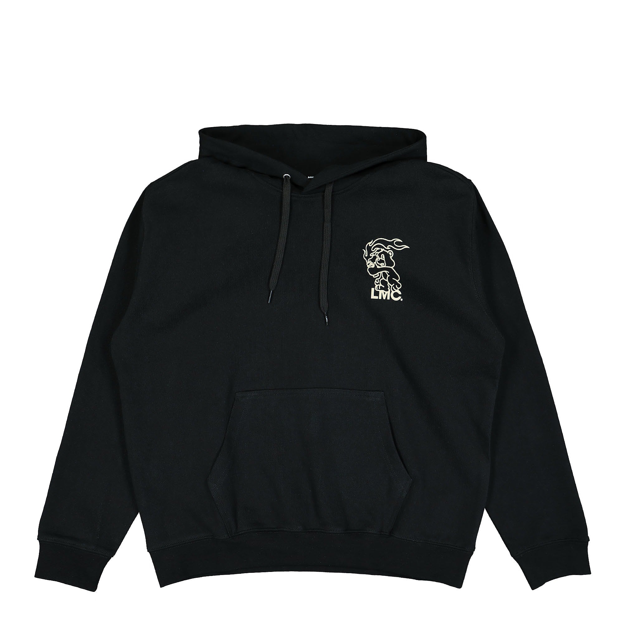 LMC Flame Bear Hoodie Black Hoodies 0LM22SHD102 | Overkill