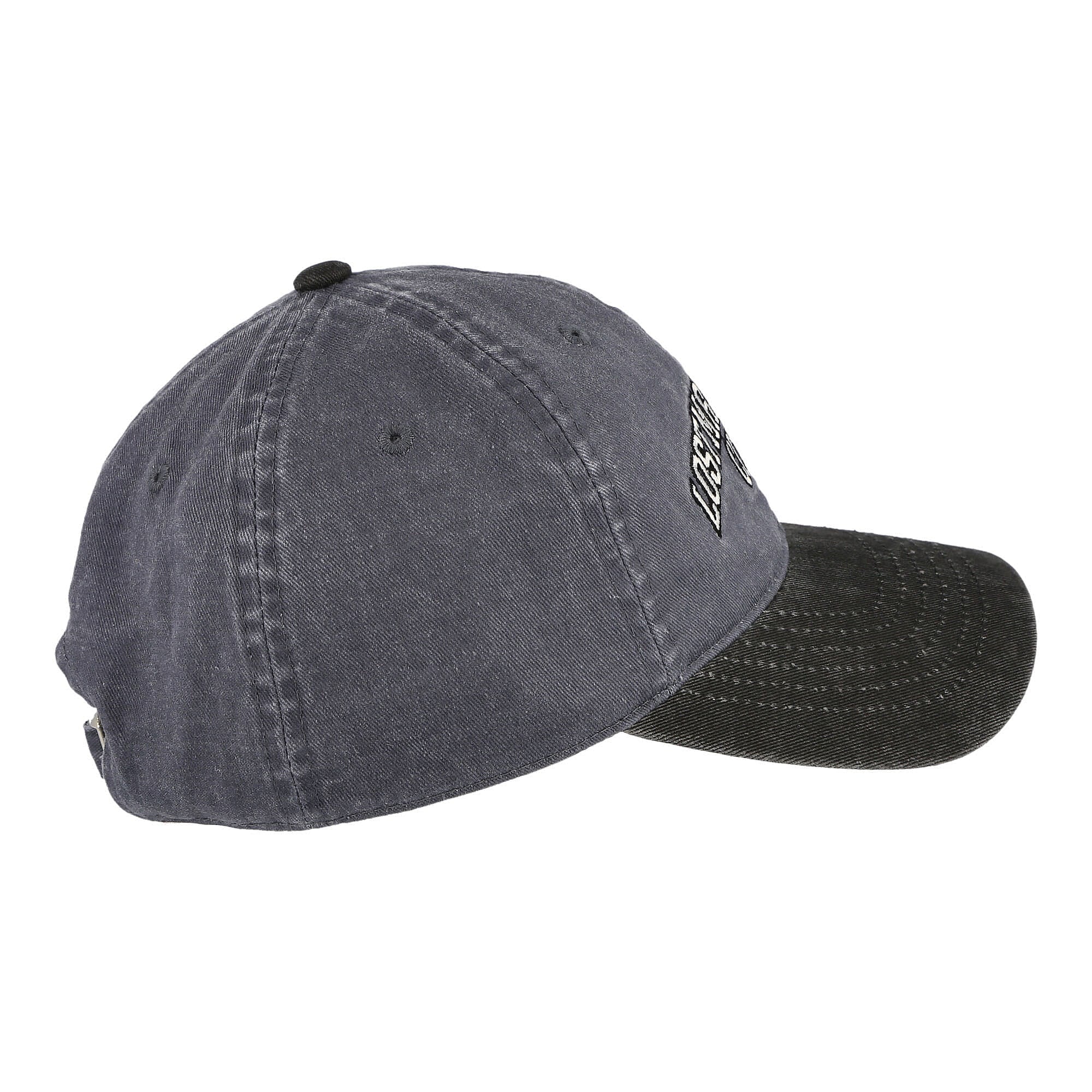 LMC Washed Two Tone 6Panel Cap Vintage Blue Caps Close-up | Overkill