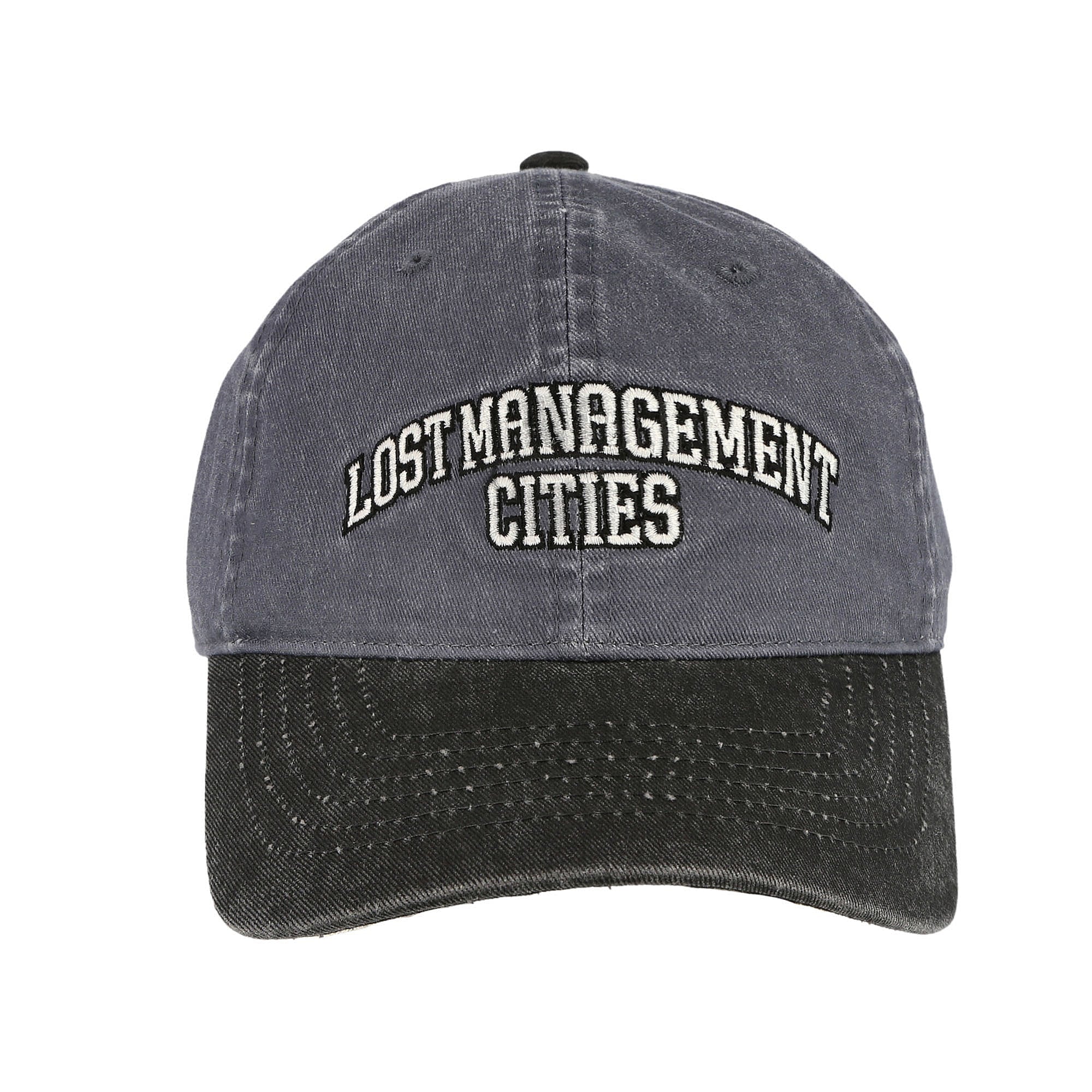 LMC Washed Two Tone 6Panel Cap Vintage Blue Caps Detailfoto | Overkill