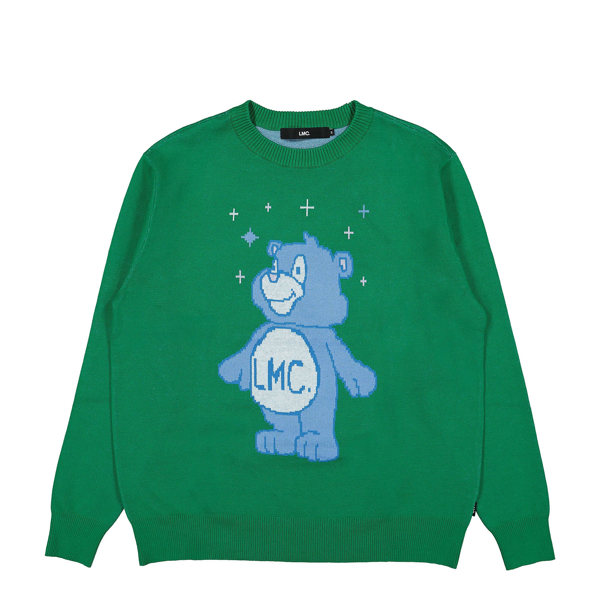 LMC Bear Knit Sweater Green Sweatshirts 0LM22SKN101 | Overkill