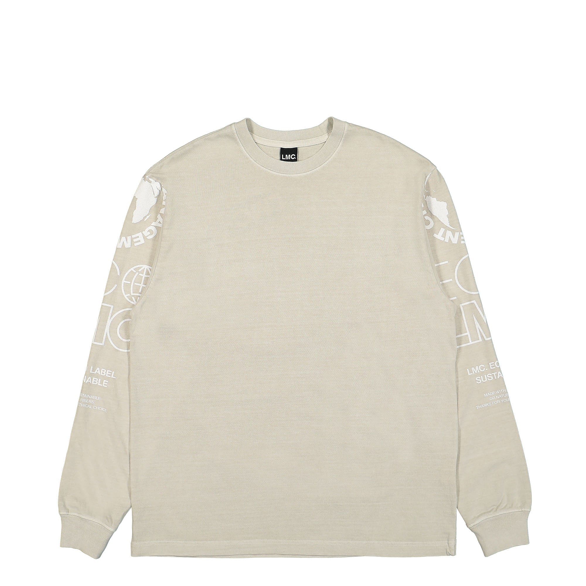 LMC Organic Dyed Long Slv Tee Beige Longsleeves 0LM22SLS107 | Overkill