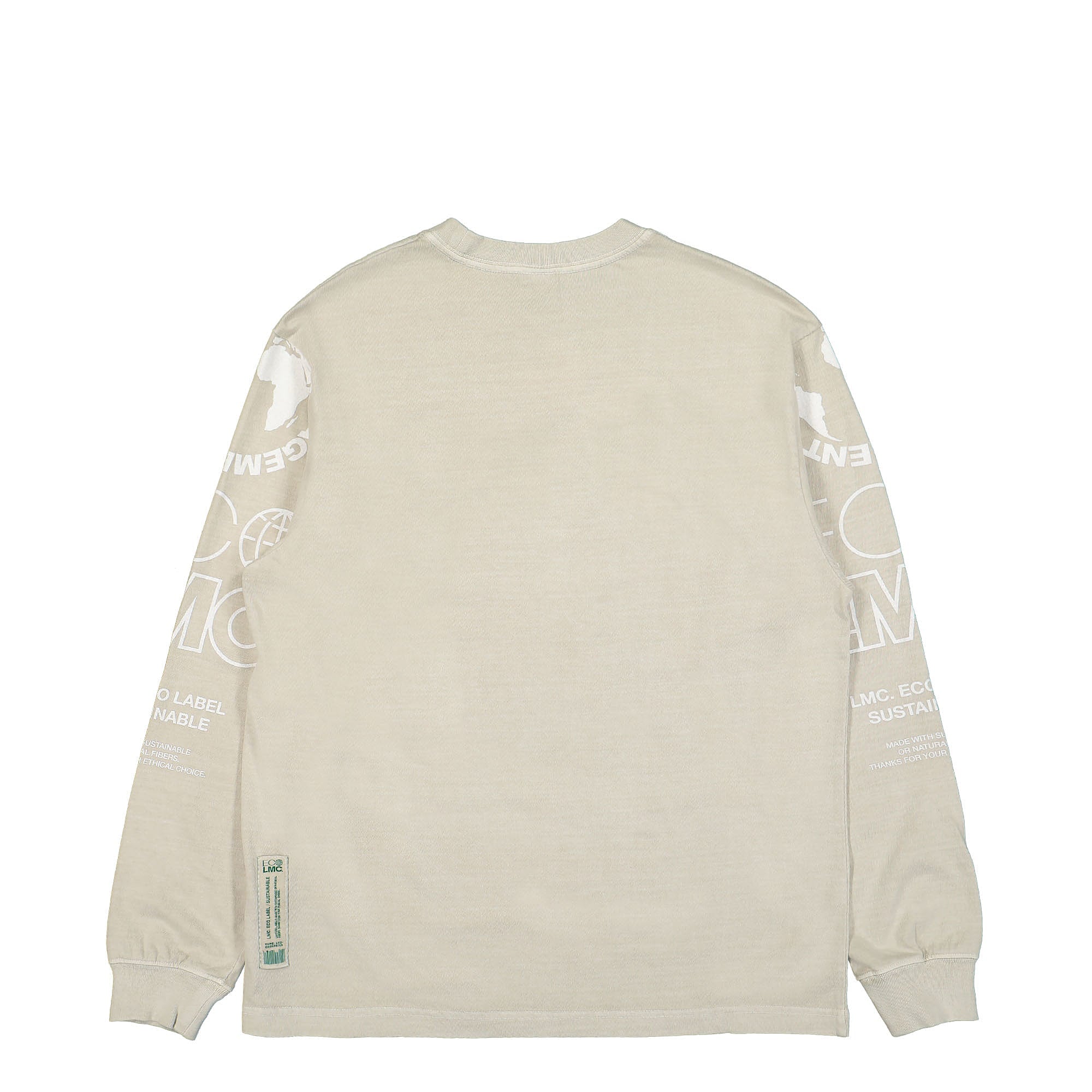 LMC Organic Dyed Long Slv Tee Beige Longsleeves Material | Overkill