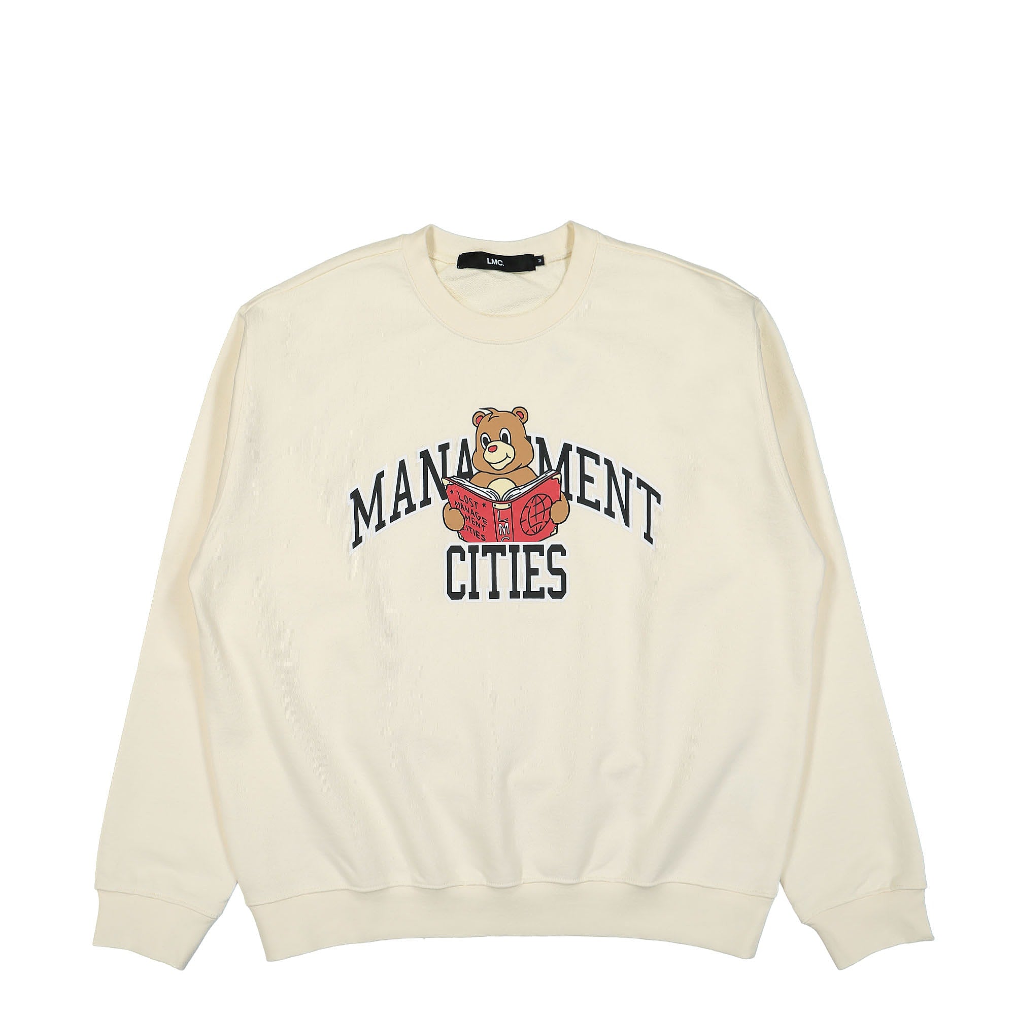 LMC Univ Bear Sweatshirt Cream Sweatshirts 0LM22SSW103 | Overkill