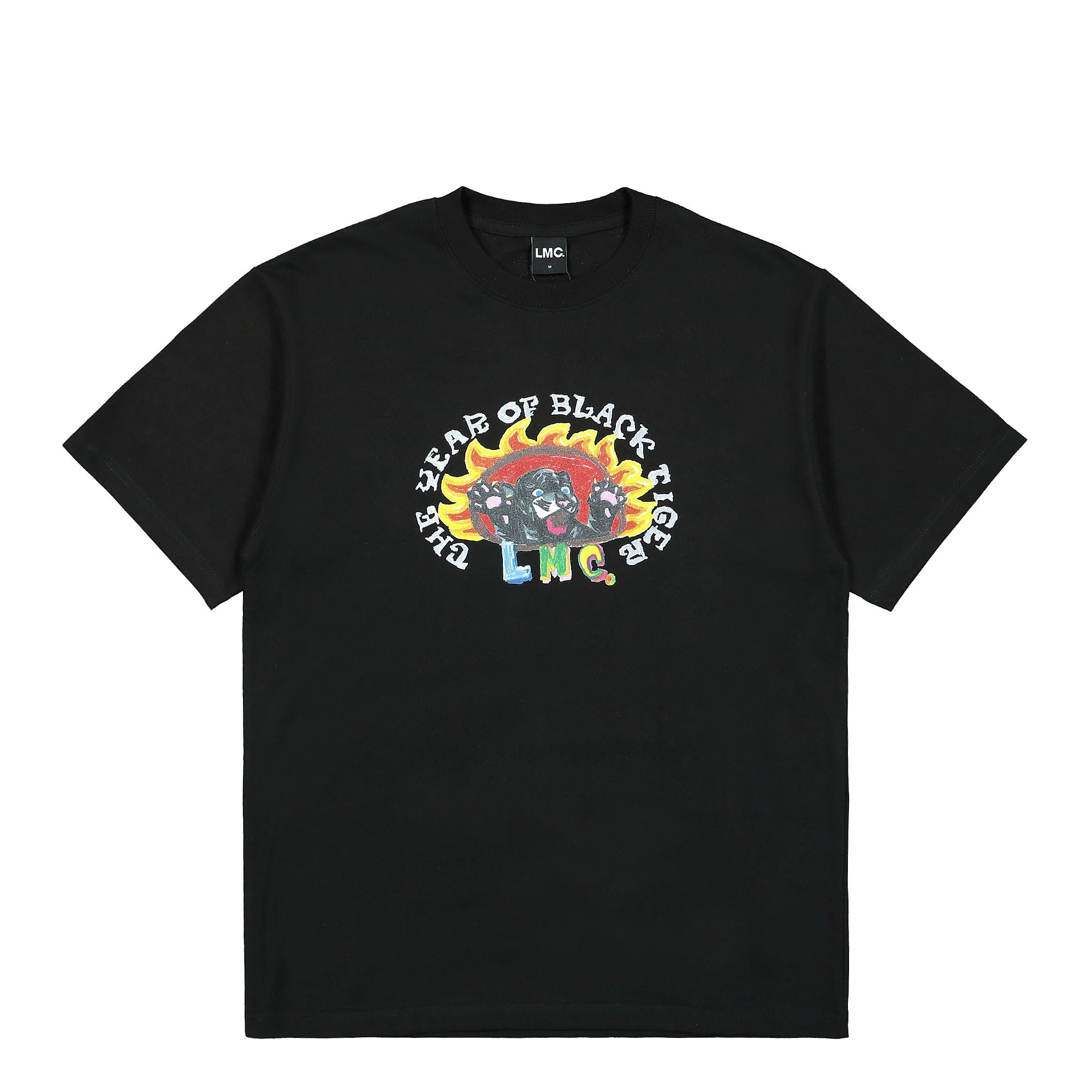 LMC Black Tiger Tee Black T-Shirts 0LM22STS156 | Overkill
