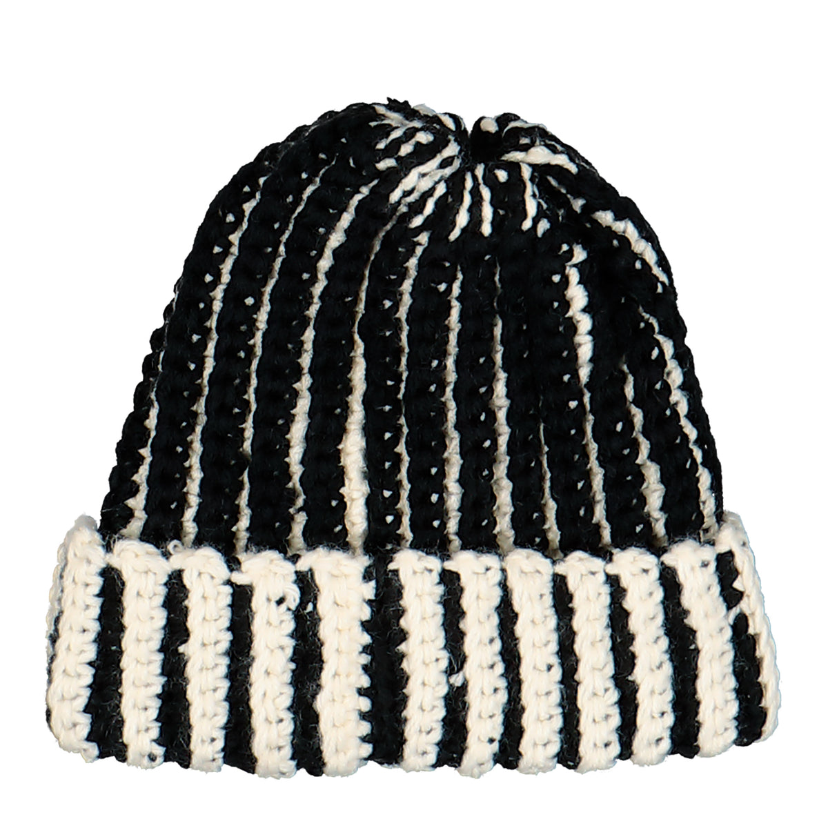 Obey Scout Chunky Beanie Black Multi Beanie 100030248-BKM Close-up | Overkill
