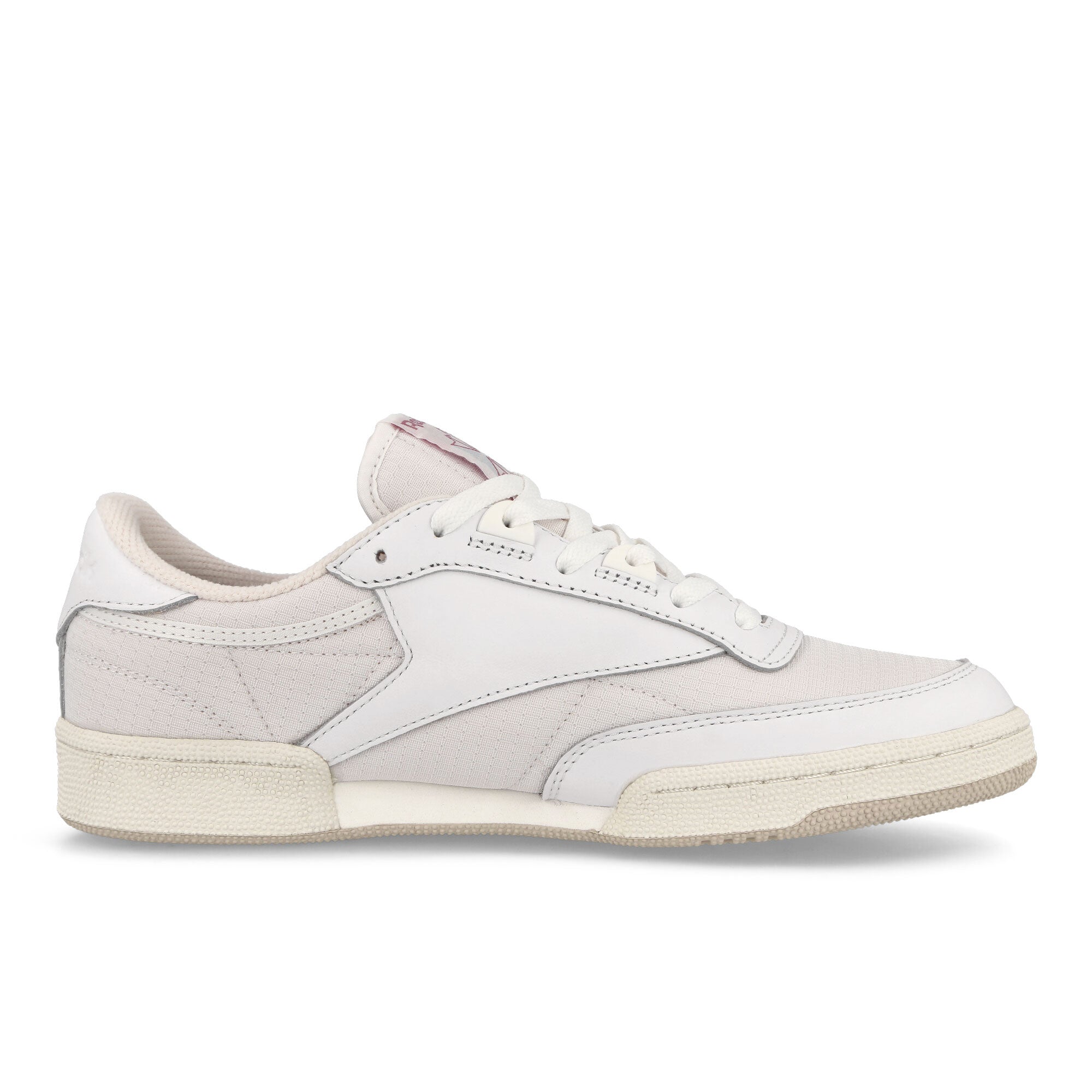 Reebok Club C 85 Vintage White-Chalk-Stucco Low Top Sneakers Silhouette | Overkill