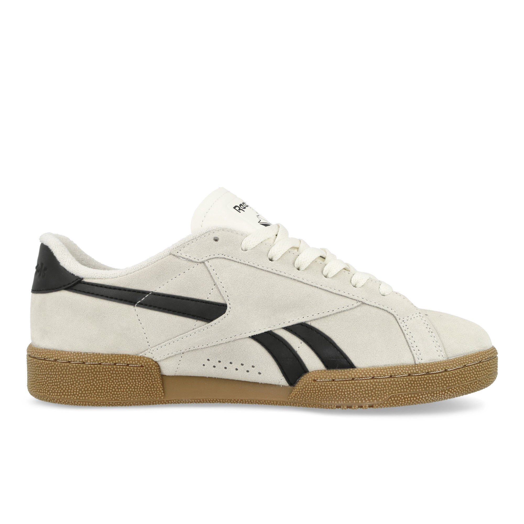 Reebok Club C Grounds UK Chalk / Core Black / Reebok Rubber Gum Low Top Sneakers Silhouette | Overkill