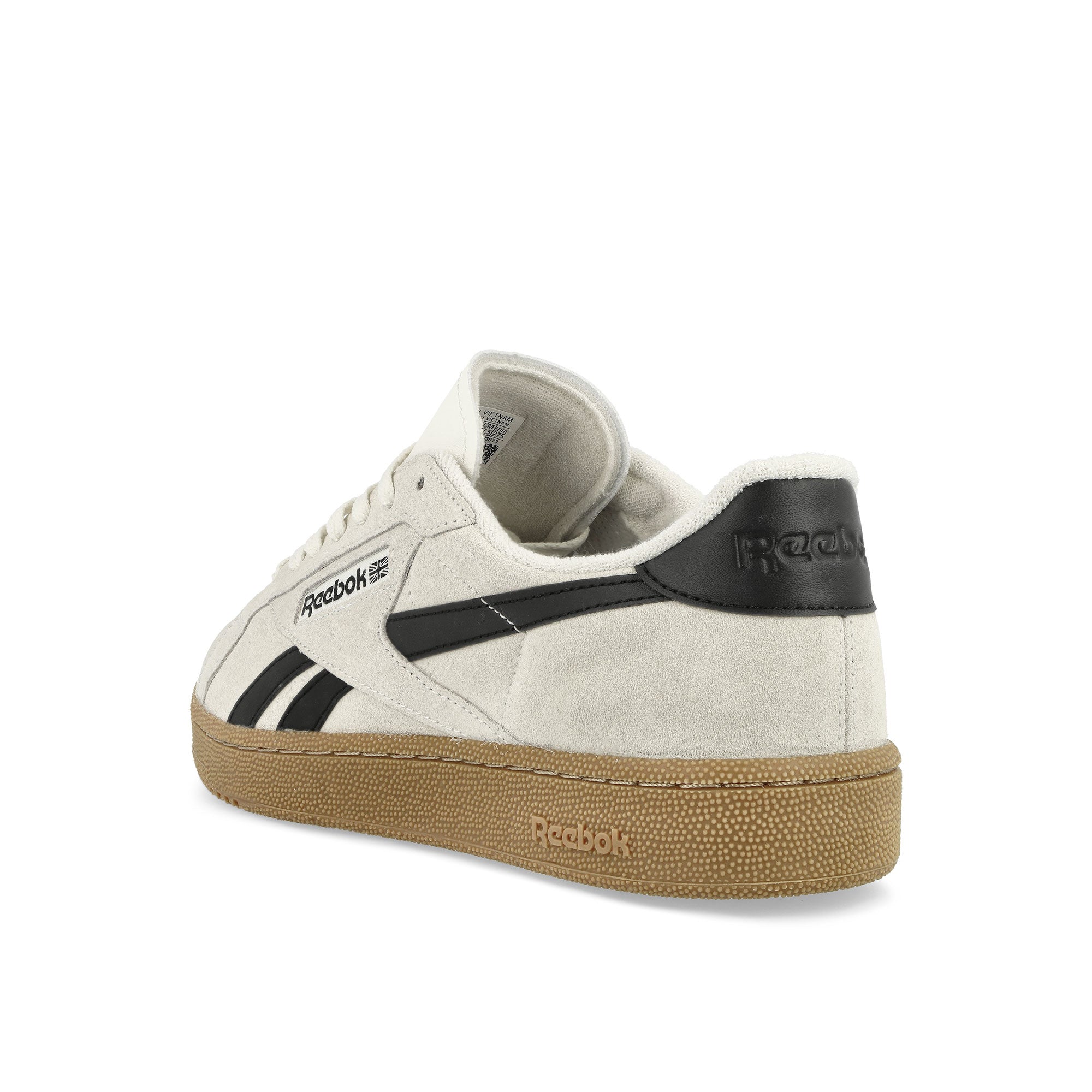 Reebok Club C Grounds UK Chalk / Core Black / Reebok Rubber Gum Low Top Sneakers Material | Overkill