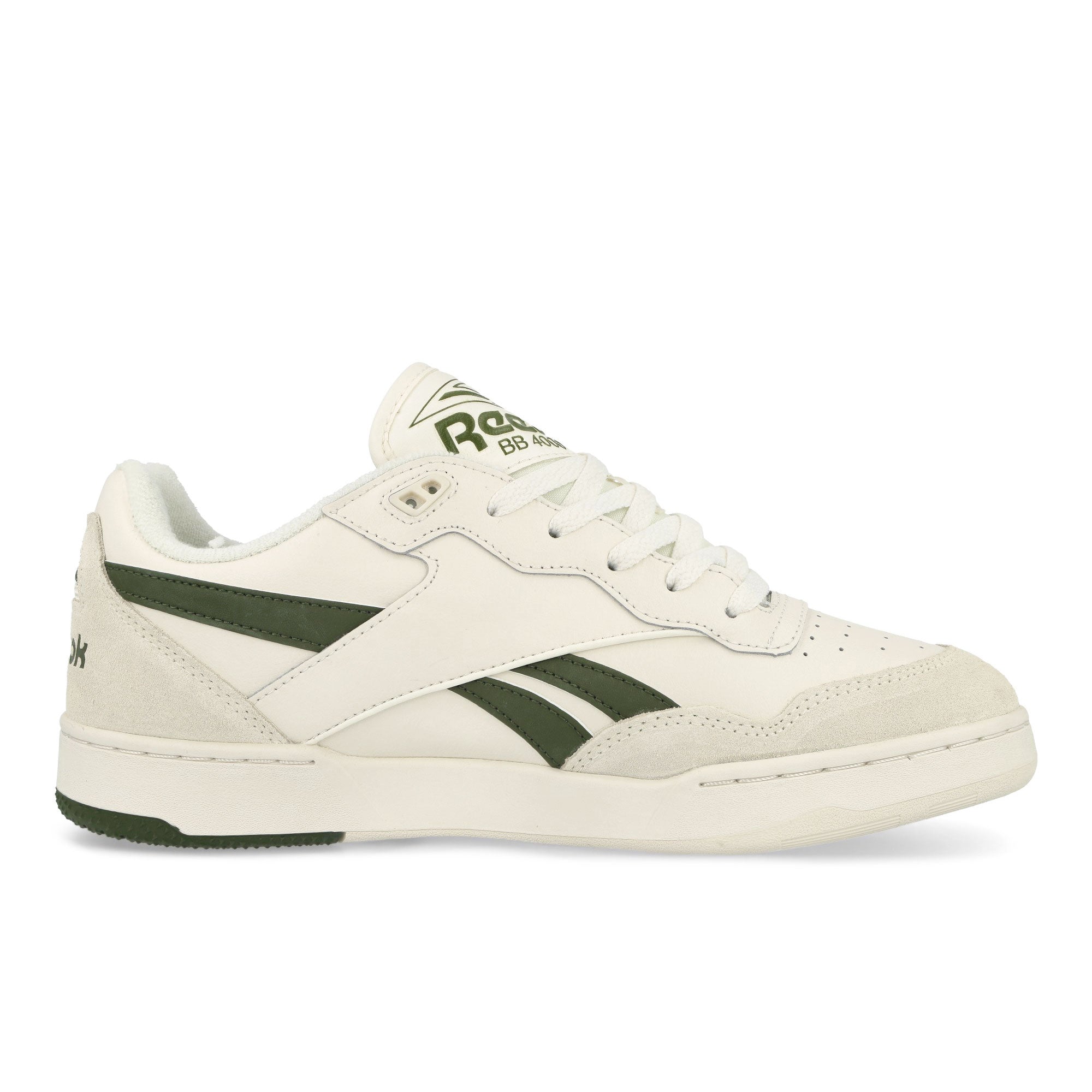 Reebok BB 4000 II Chalk / Varsity Green / Vintage Chalk Low Top Sneakers Silhouette | Overkill