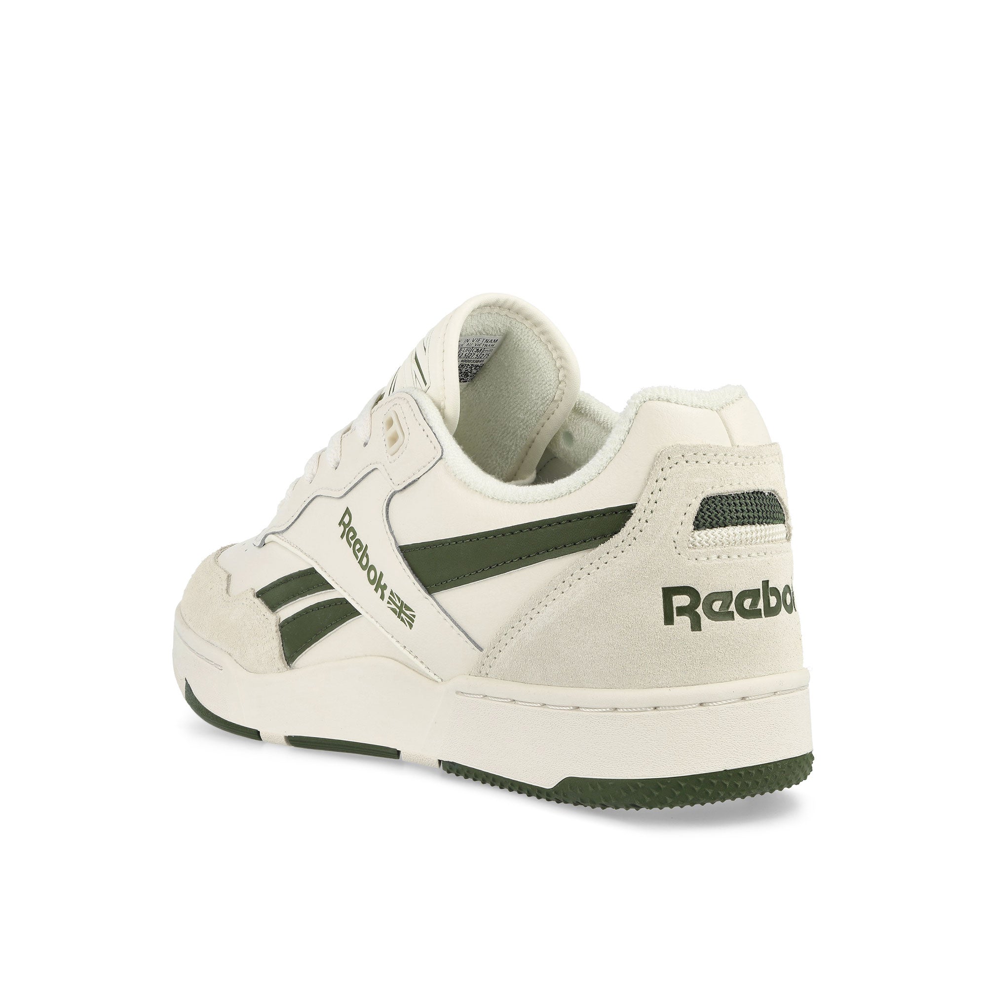 Reebok BB 4000 II Chalk / Varsity Green / Vintage Chalk Low Top Sneakers Material | Overkill