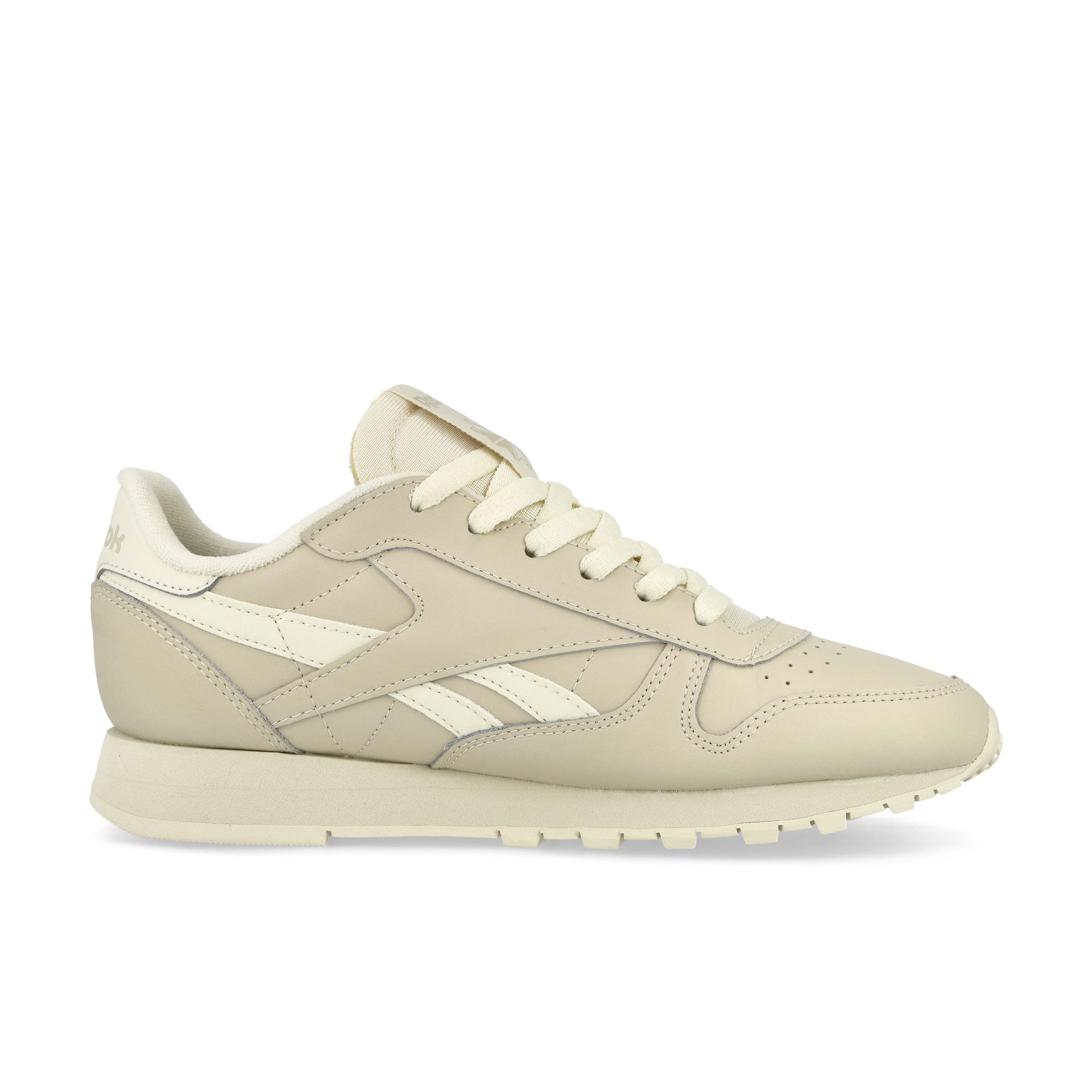 Reebok Classic Leather Stucco-Vintage Chalk-Paper White Low Top Sneakers Silhouette | Overkill
