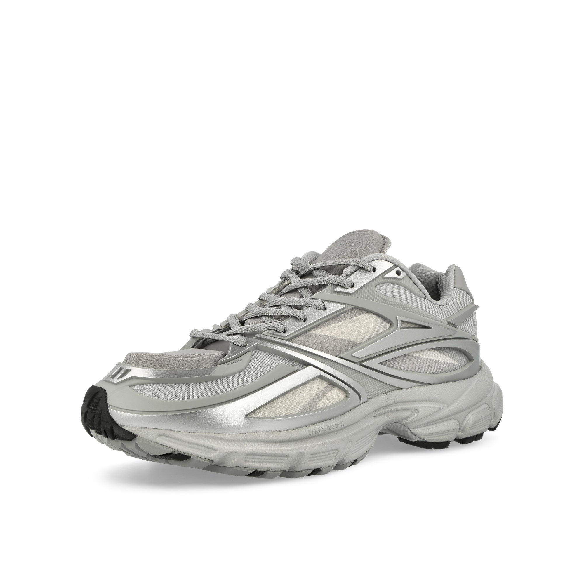 Reebok Premier Road Modern Silver Low Top Sneakers Close Up | Overkill