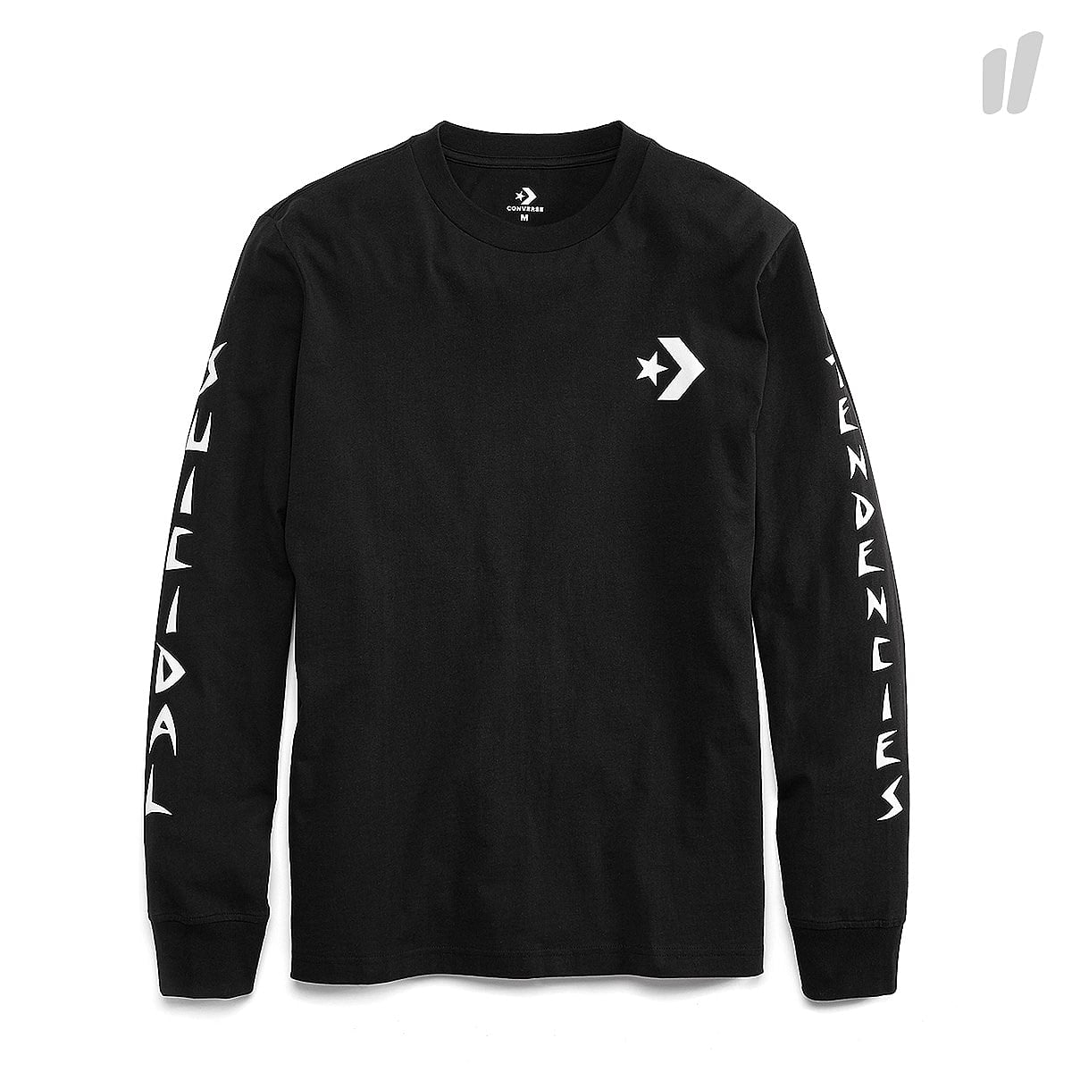 Converse Long Sleeve Tee Black T-Shirts 1000834-A01 001 | Overkill
