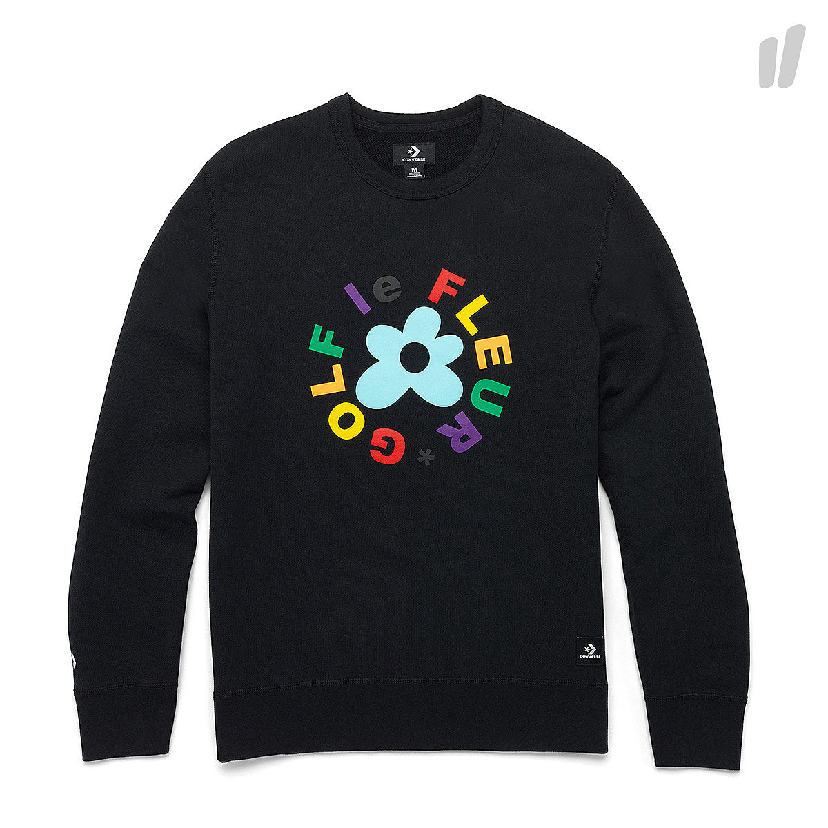 Converse Golf Le Fleur Crew Black Sweatshirts 10009027-A01 001 | Overkill