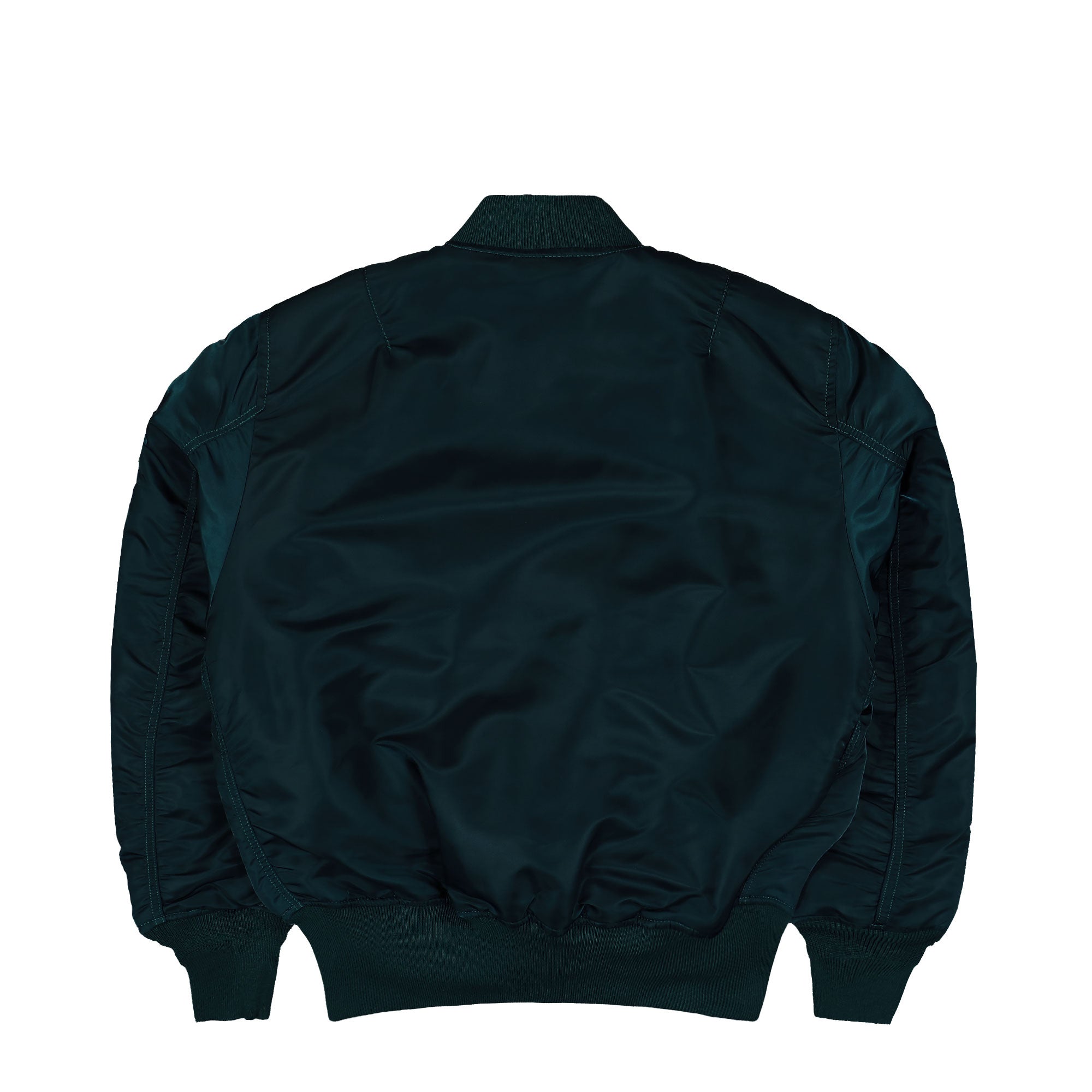 Alpha Industries MA-1 Heritage Bomber Jacket Navy Bomber Jacket 100101-02 Close-up | Overkill
