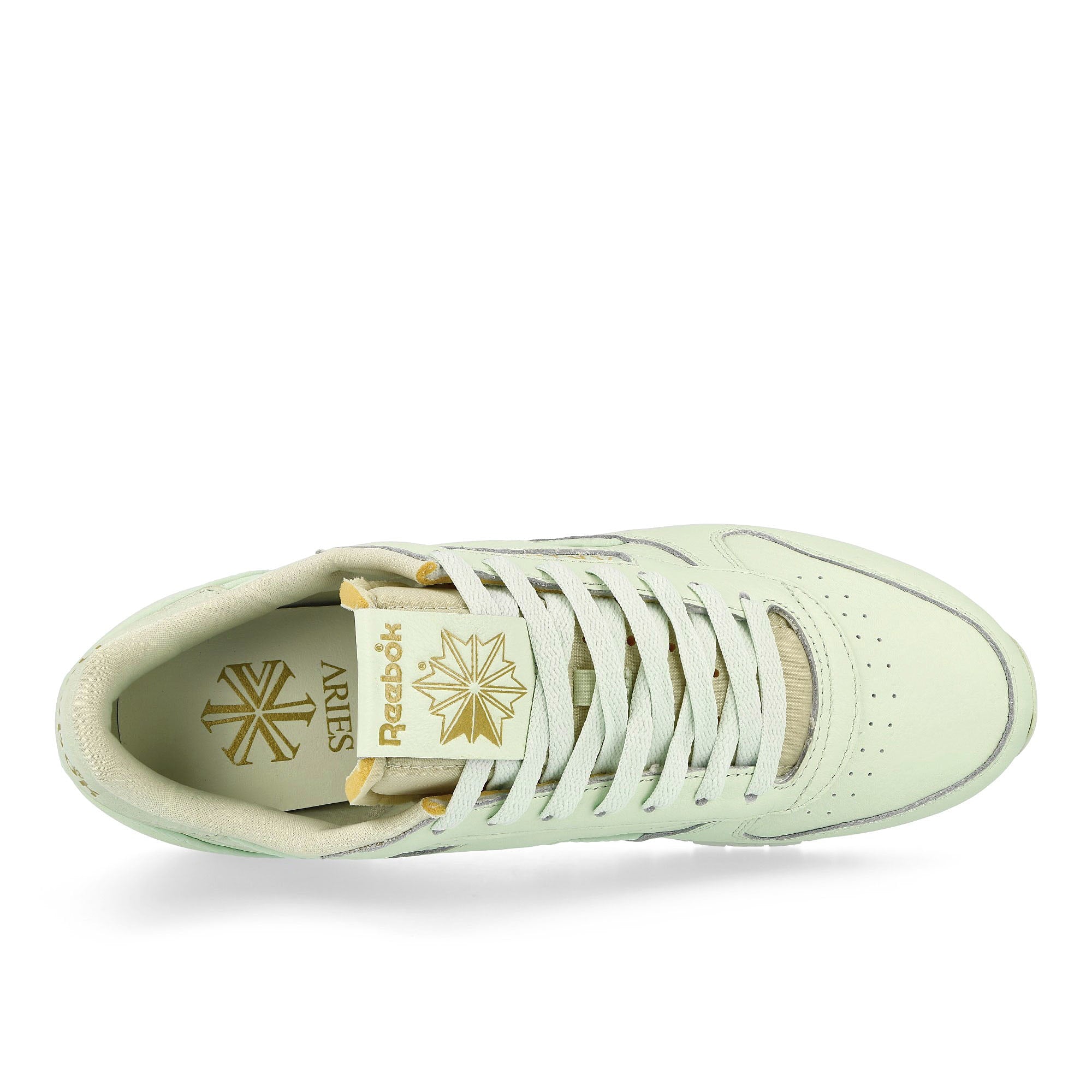 Reebok Classic Leather Opal Glow / Cool Sage / Storm Glow Low Top Sneakers Detailfoto | Overkill