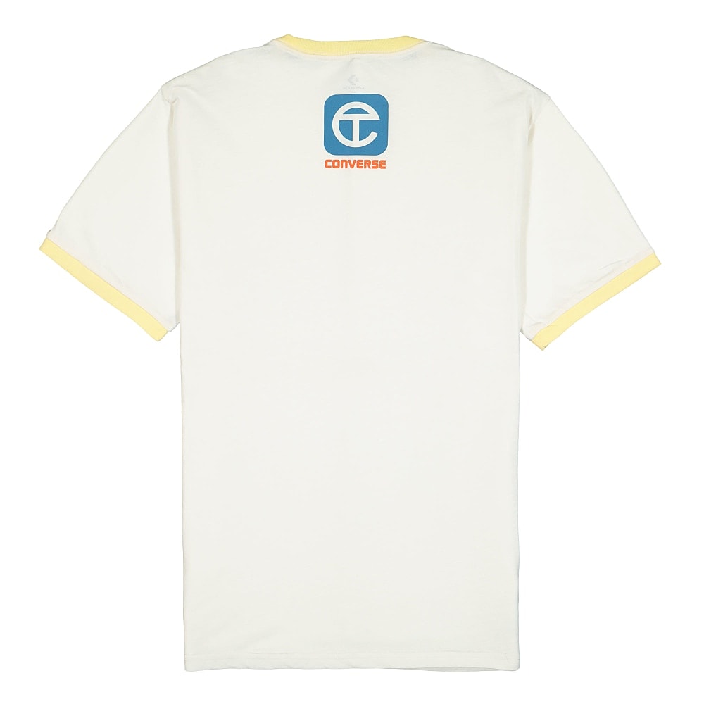 Converse Telfar x Converse Ringer Tee Jacuzzi Yellow Cream T-Shirts Material | Overkill
