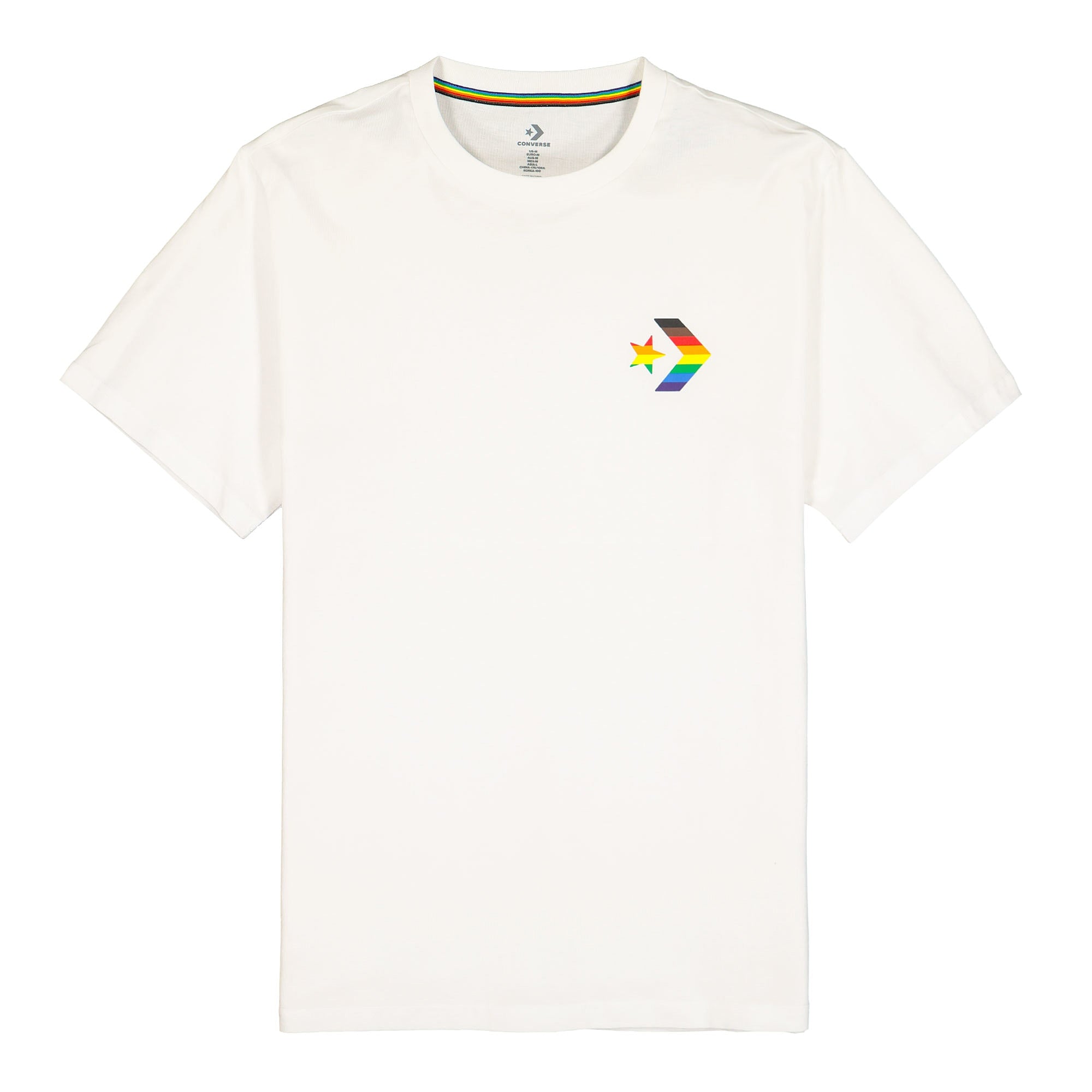 Converse Pride Tee White T-Shirts 10022219-A02 | Overkill