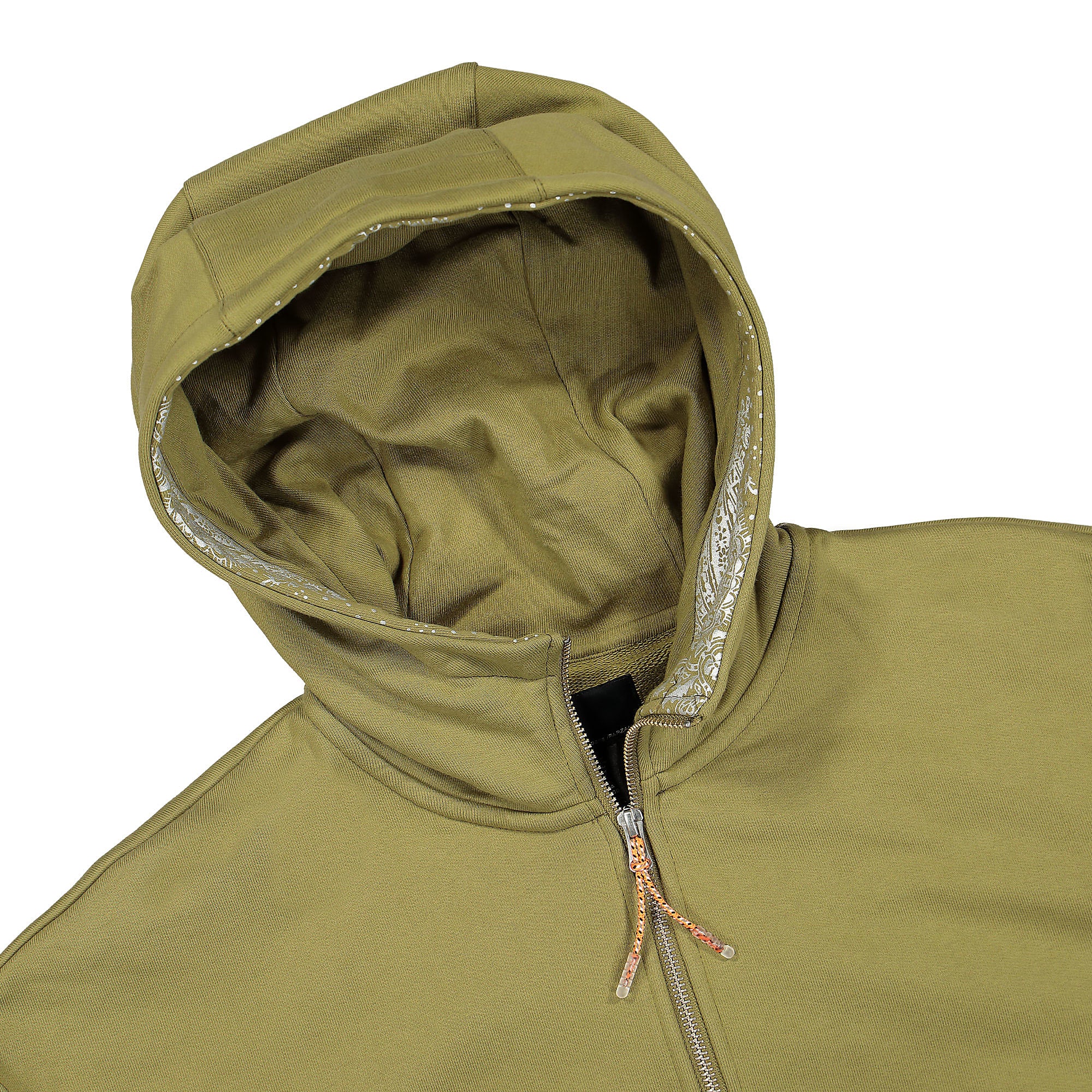 Converse paria /FARZANEH x Converse Full Zip Hoodie Olive / Green Hoodies Close-up | Overkill