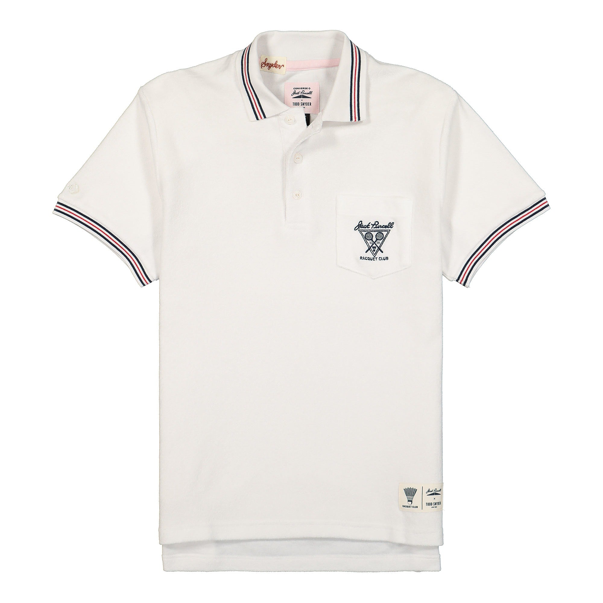 Converse Todd Snyder x Converse Polo White Polo Shirts 10022700-A01 | Overkill
