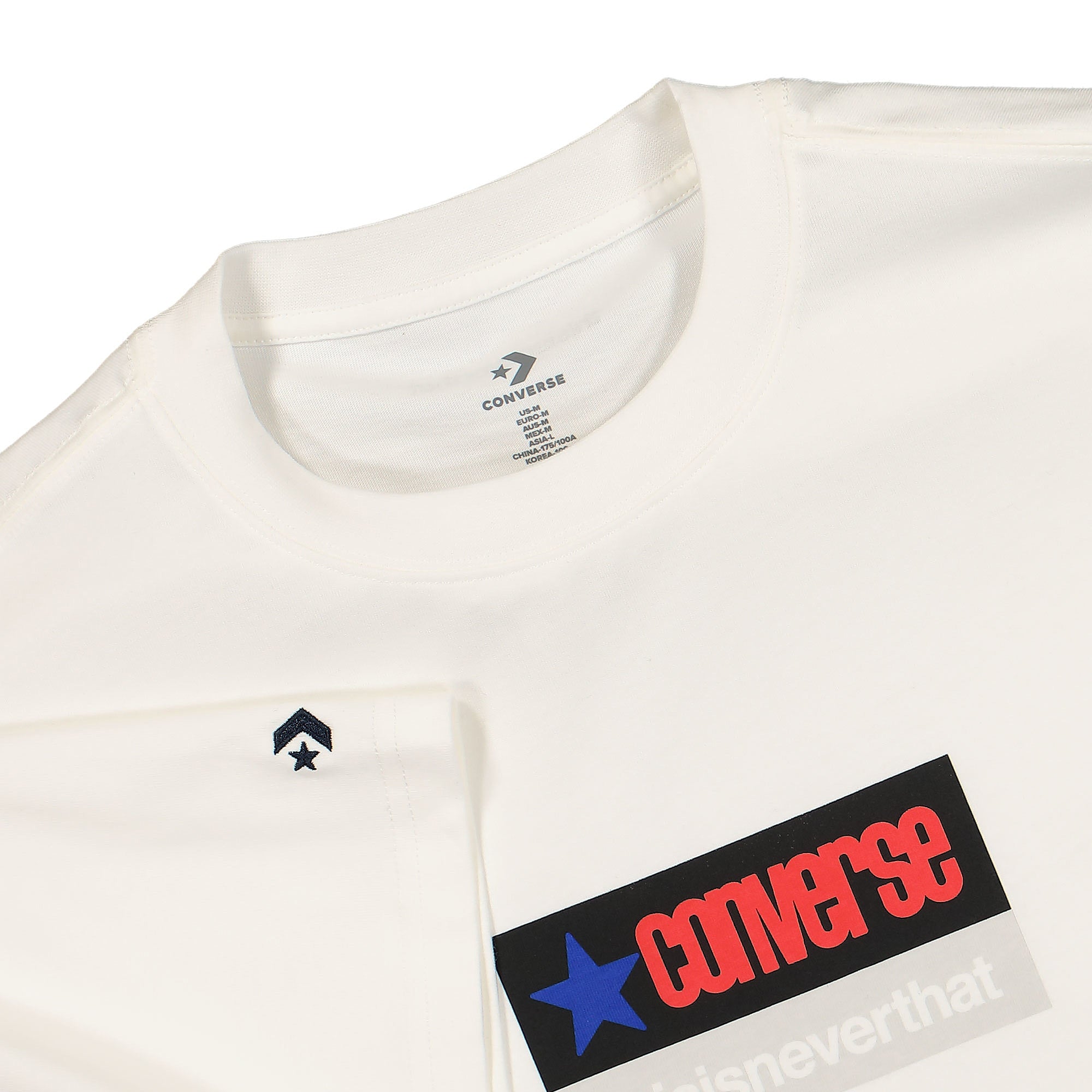 Converse thisisneverthat x Converse Tee Optical White T-Shirts Close-up | Overkill