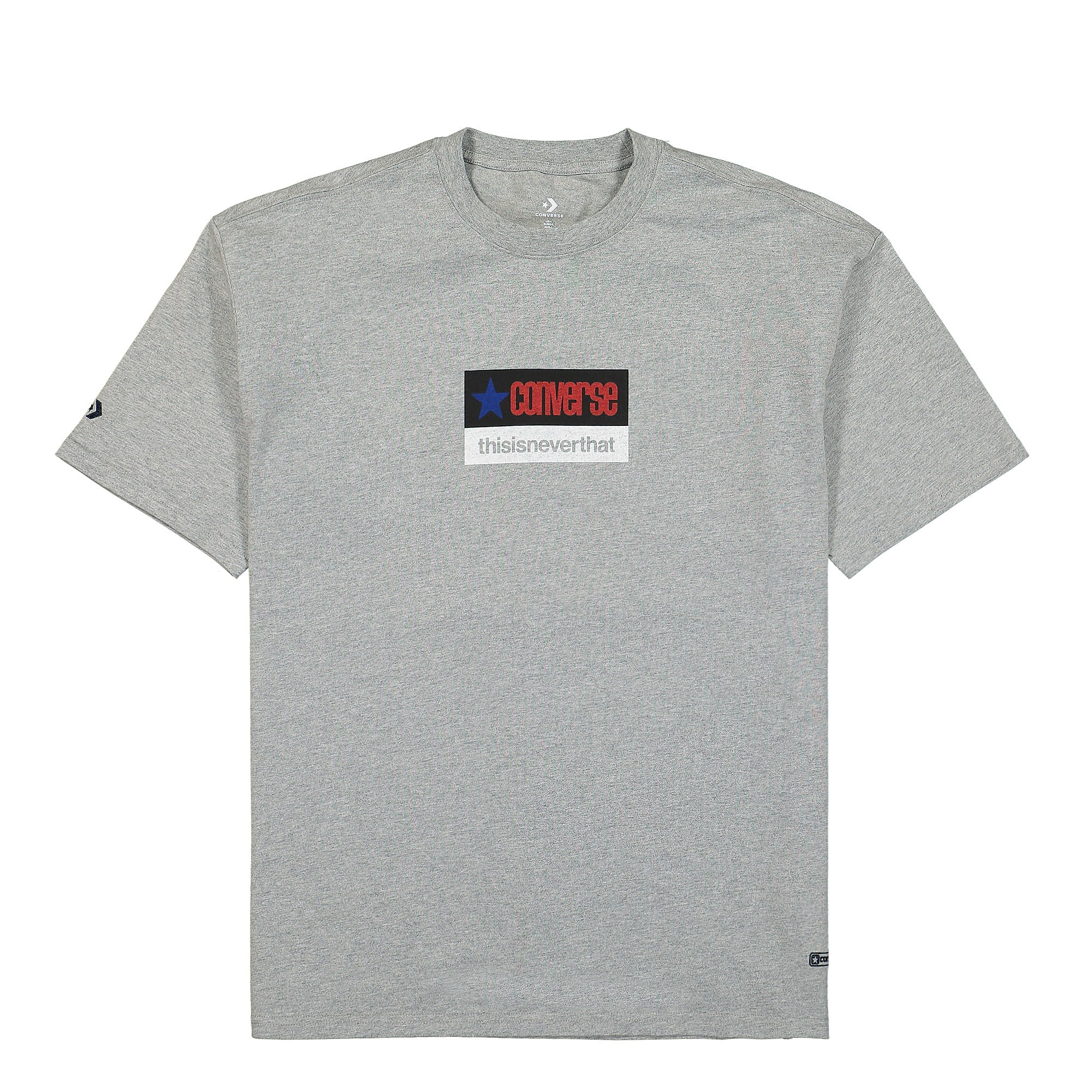 Converse thisisneverthat x Converse Tee Charcoal / Red T-Shirts 10022709-A02 | Overkill