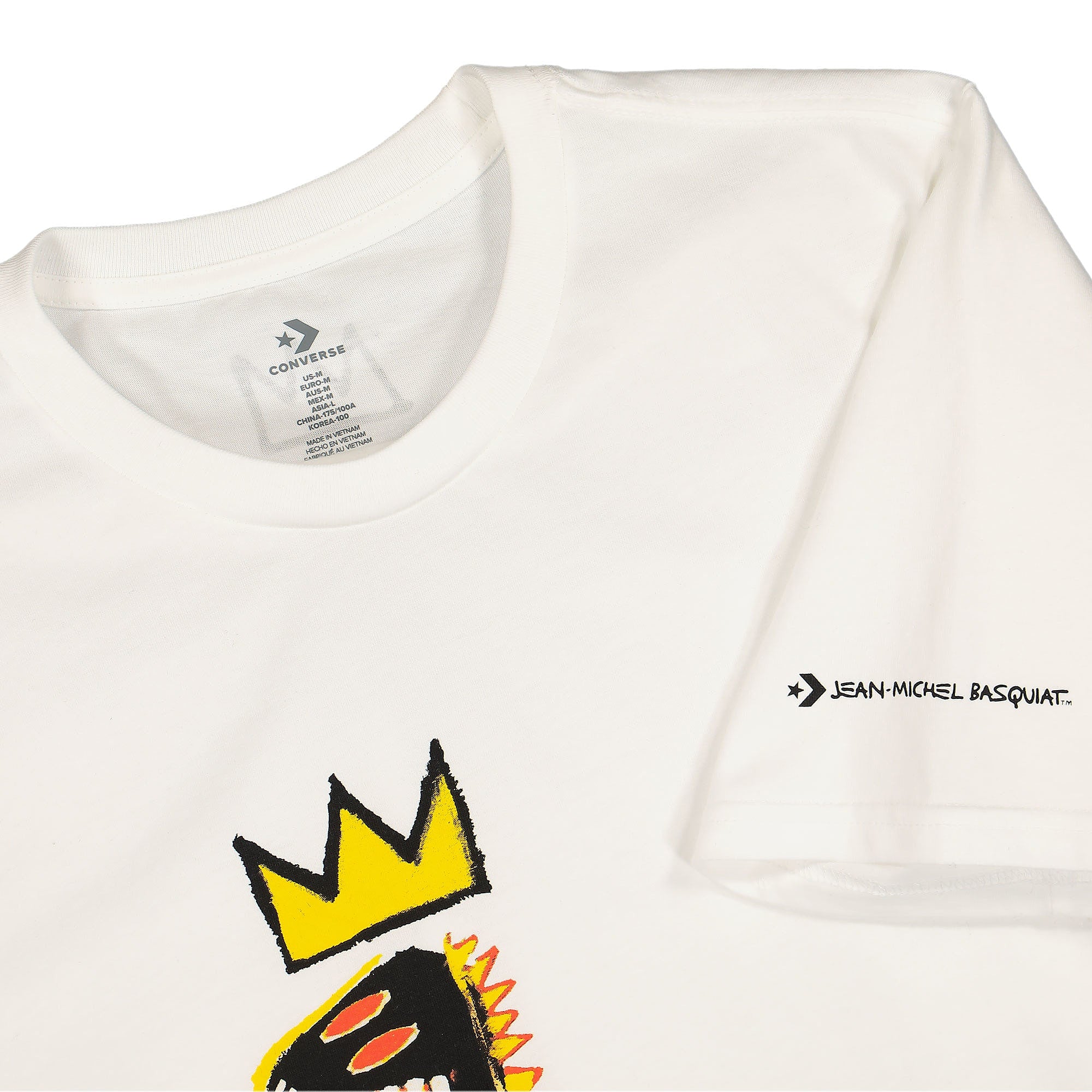 Converse Basquiat x Converse Graphic Tee White T-Shirts Close-up | Overkill