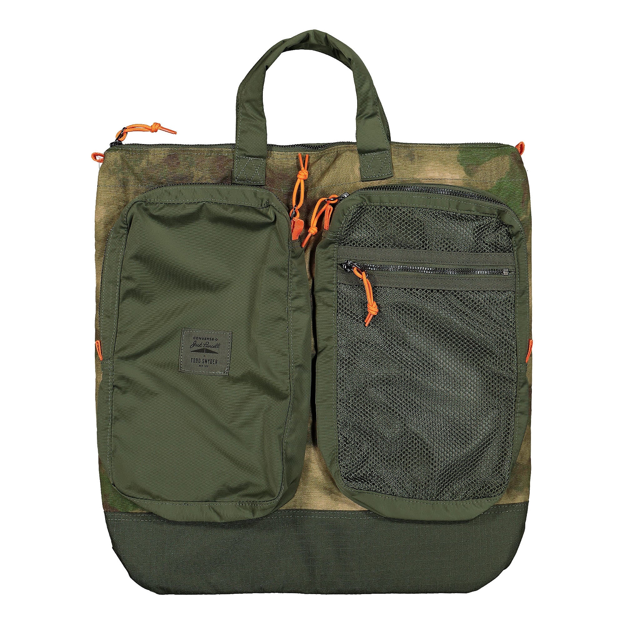 Converse Todd Snyder x Converse Jack Purcell Helmet Bag Olive / Chocolate - Camo Shoulder & Cross Body Bags 10023354-A01 | Overkill
