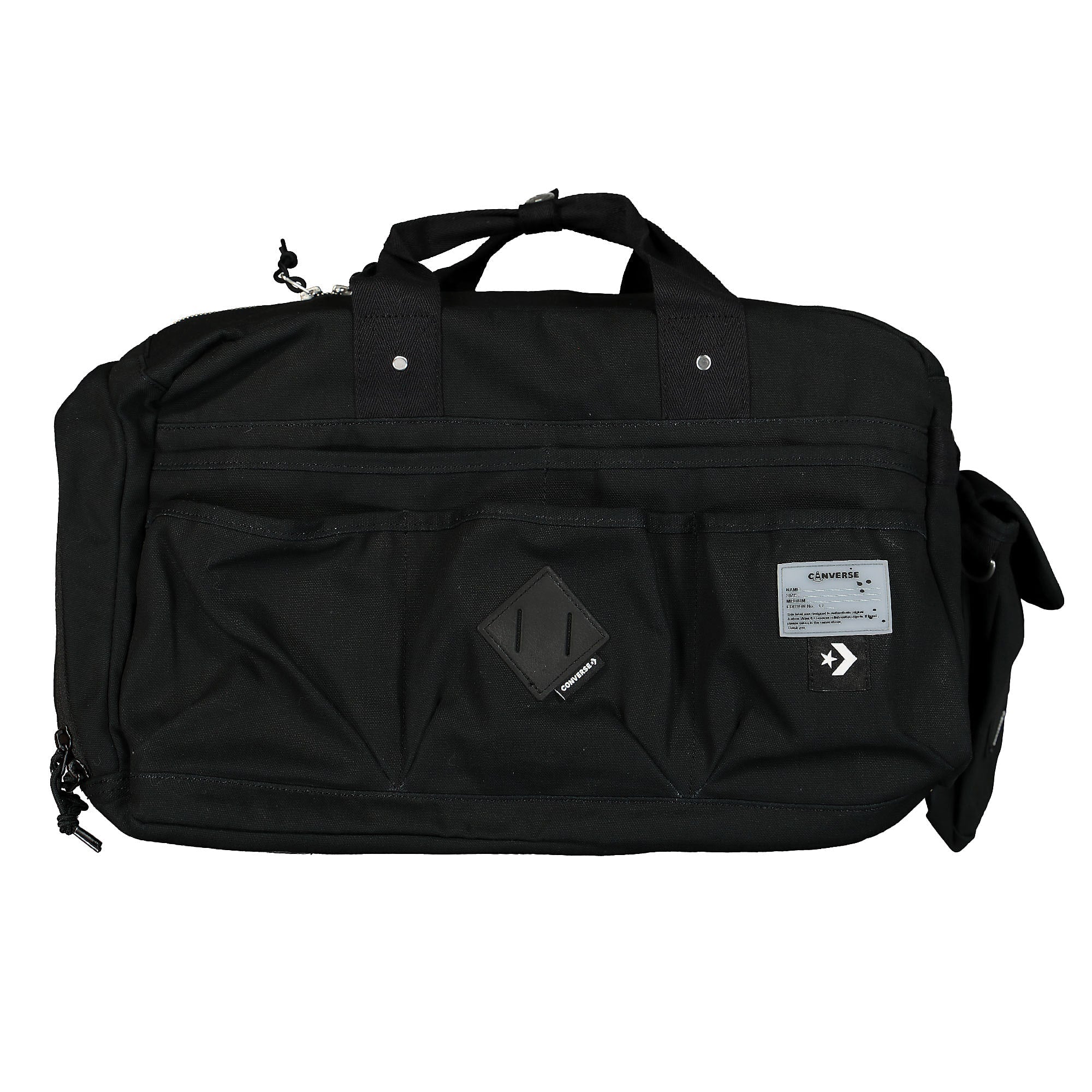Converse Joshua Vides x Converse Basketball Utility Bag Black Duffle Bags 10023694-A01 | Overkill