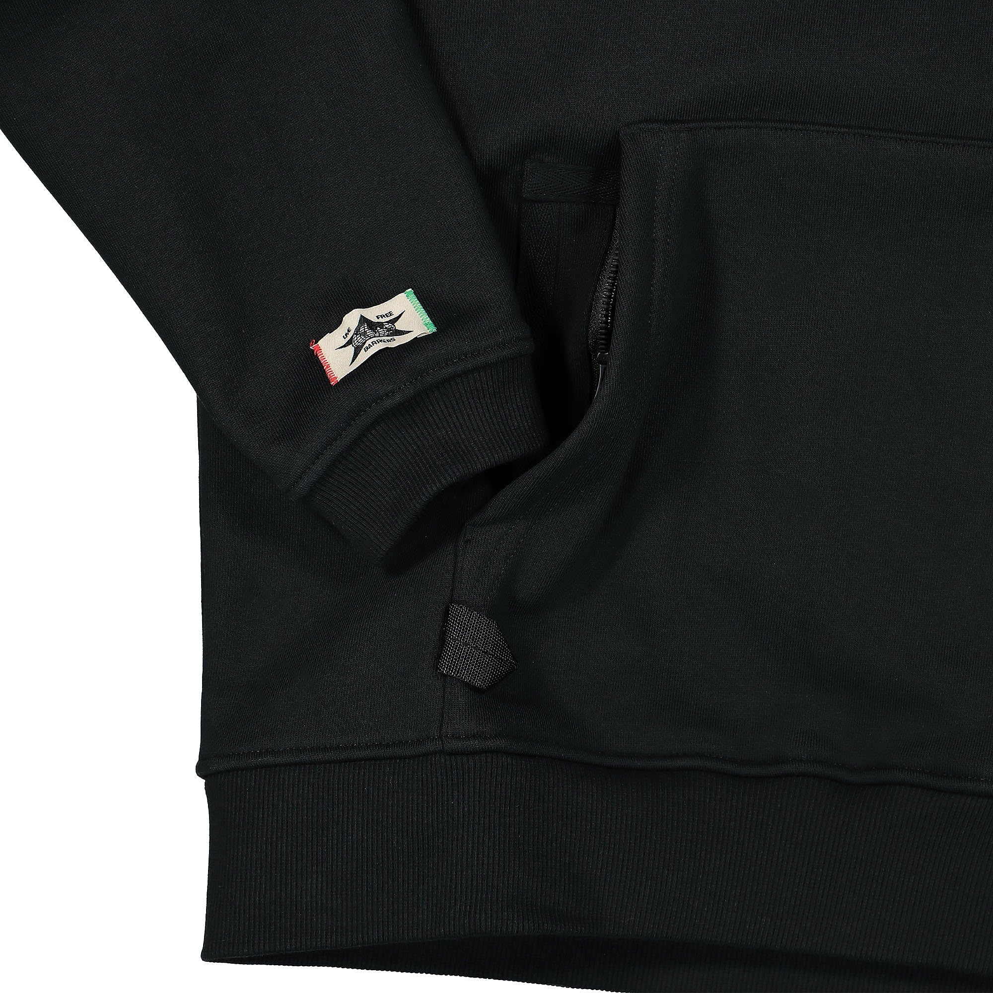 Converse Barriers Worldwide x Converse Court Ready Po Hoodie Black Hoodies Detailfoto | Overkill