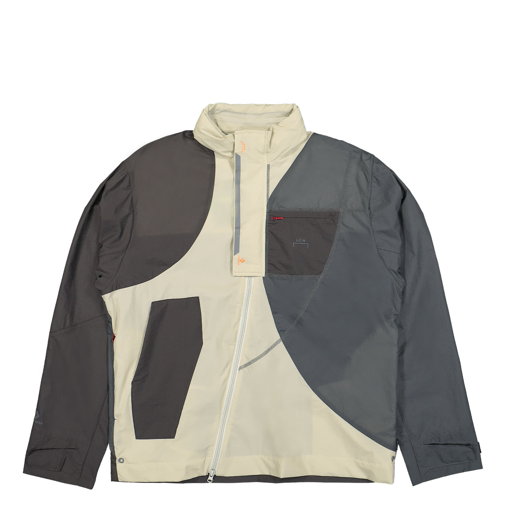 Converse A COLD WALL x Converse Pavement Woven Jacket Grey / Black Jackets 10024352-A01 | Overkill