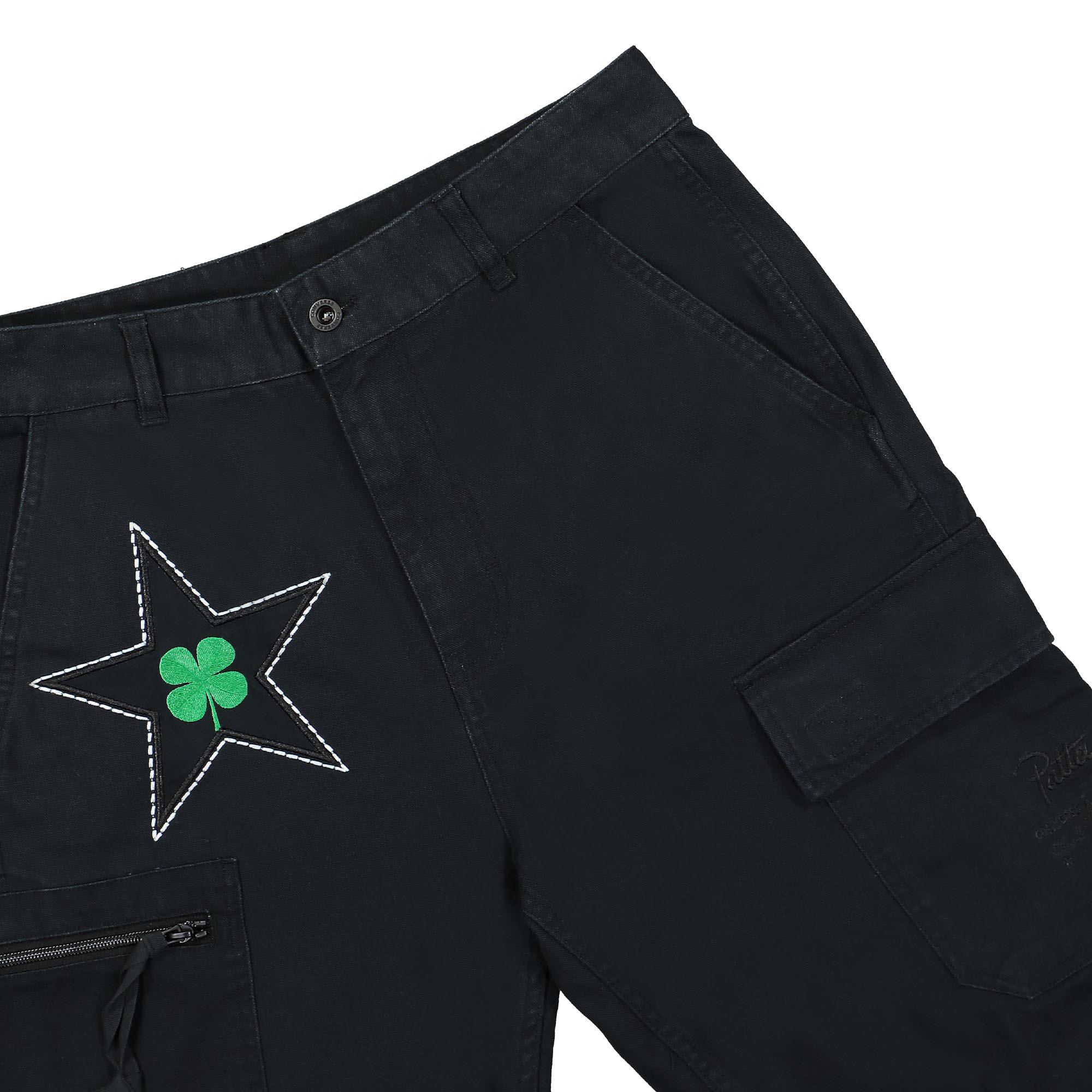 Converse Patta x Converse Four-Leaf Clover Cargo Pant Black Cargo Pants Detailfoto | Overkill