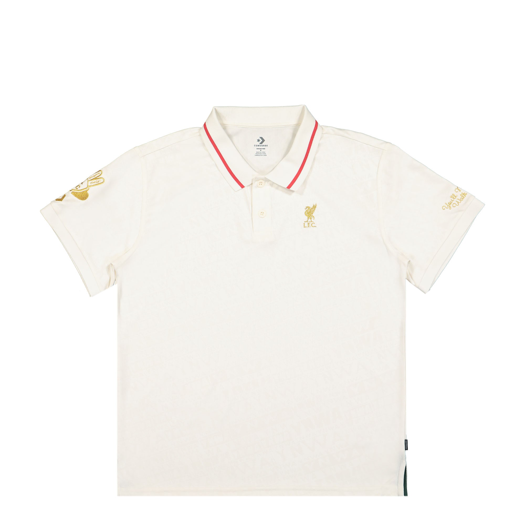 Converse Polo Shirt Bone Polo Shirts 10025724-A01 | Overkill