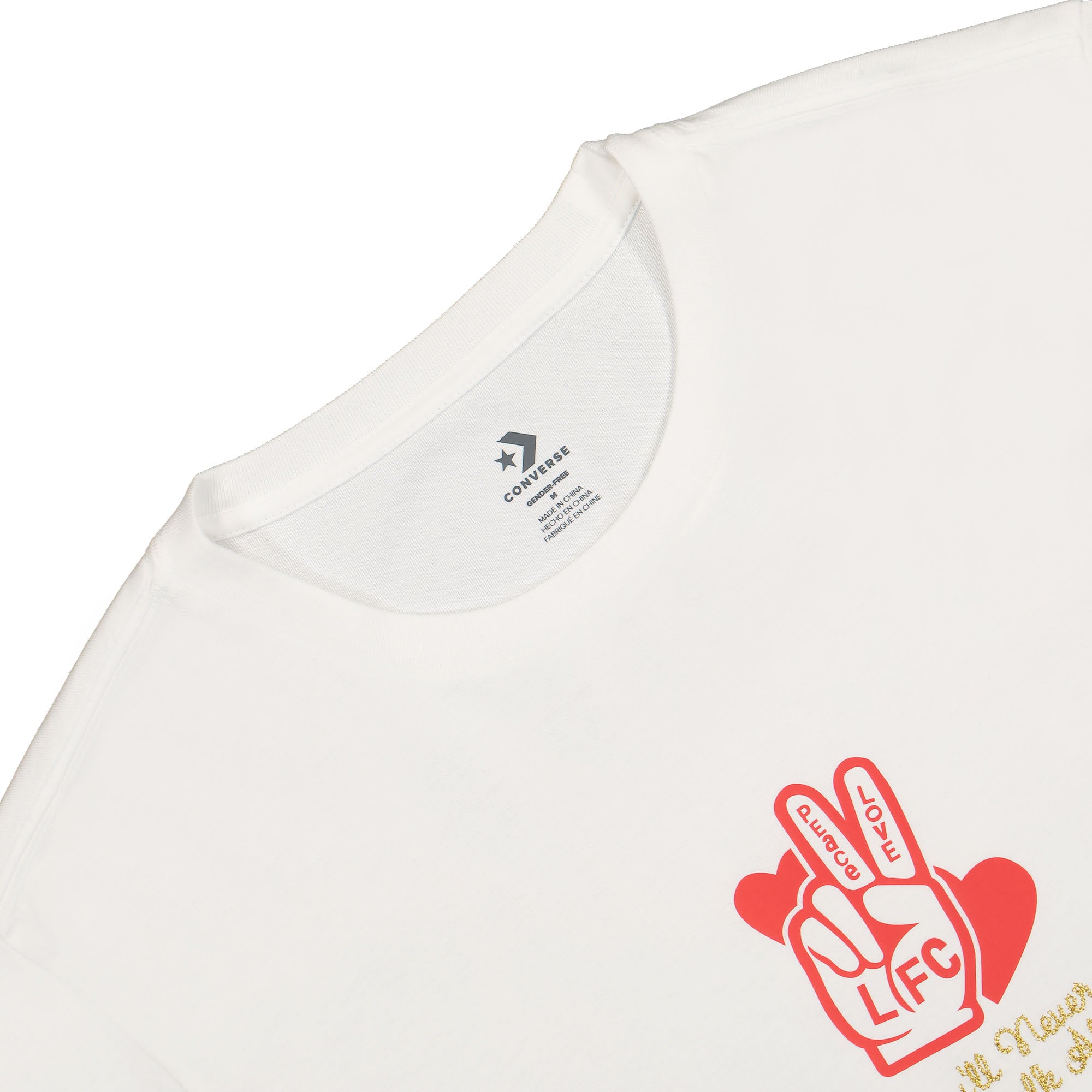 Converse Liverpool FC x Converse Tee Optical White T-Shirts Material | Overkill