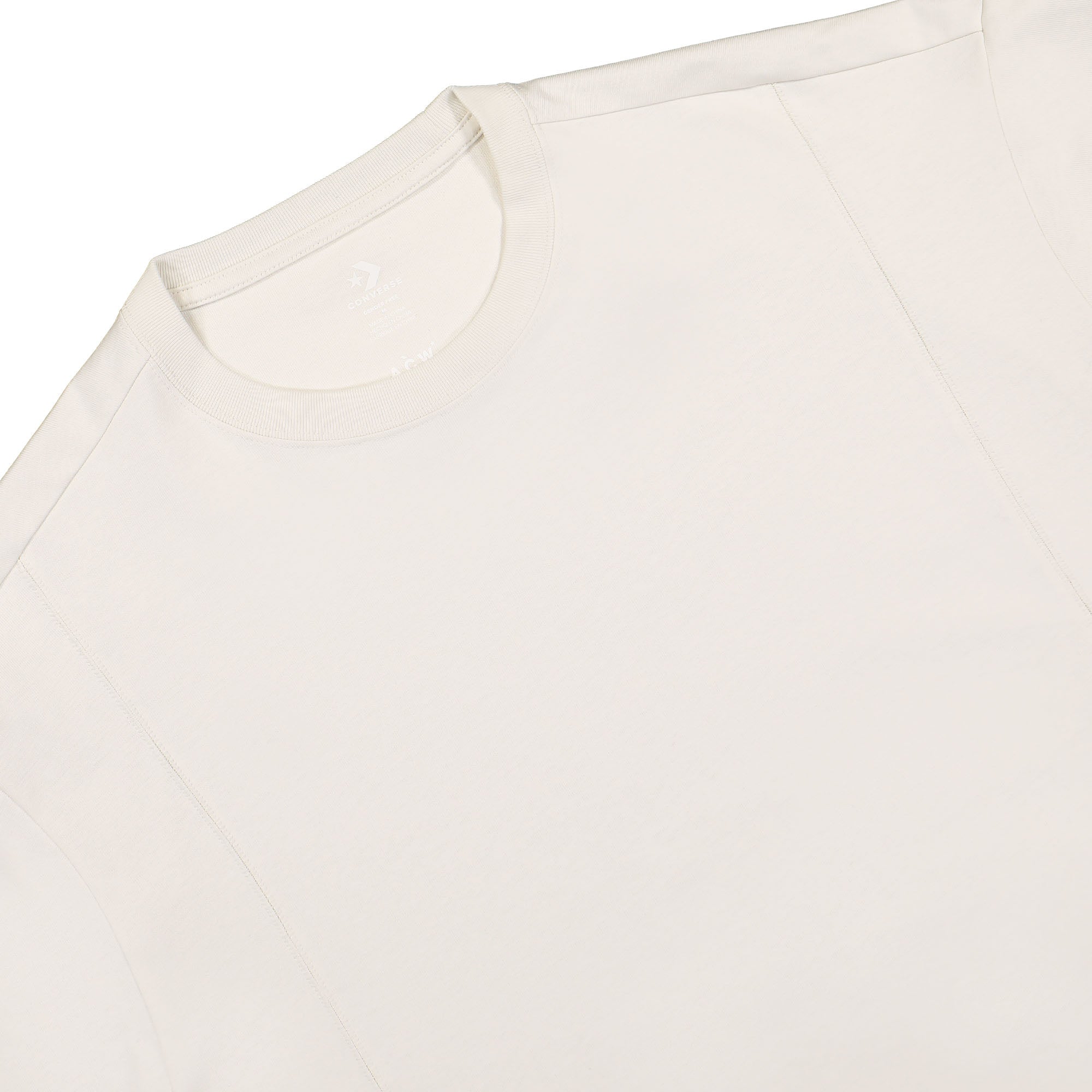 Converse A Cold Wall x Converse Short Sleeve Tee Stone T-Shirts Close-up | Overkill