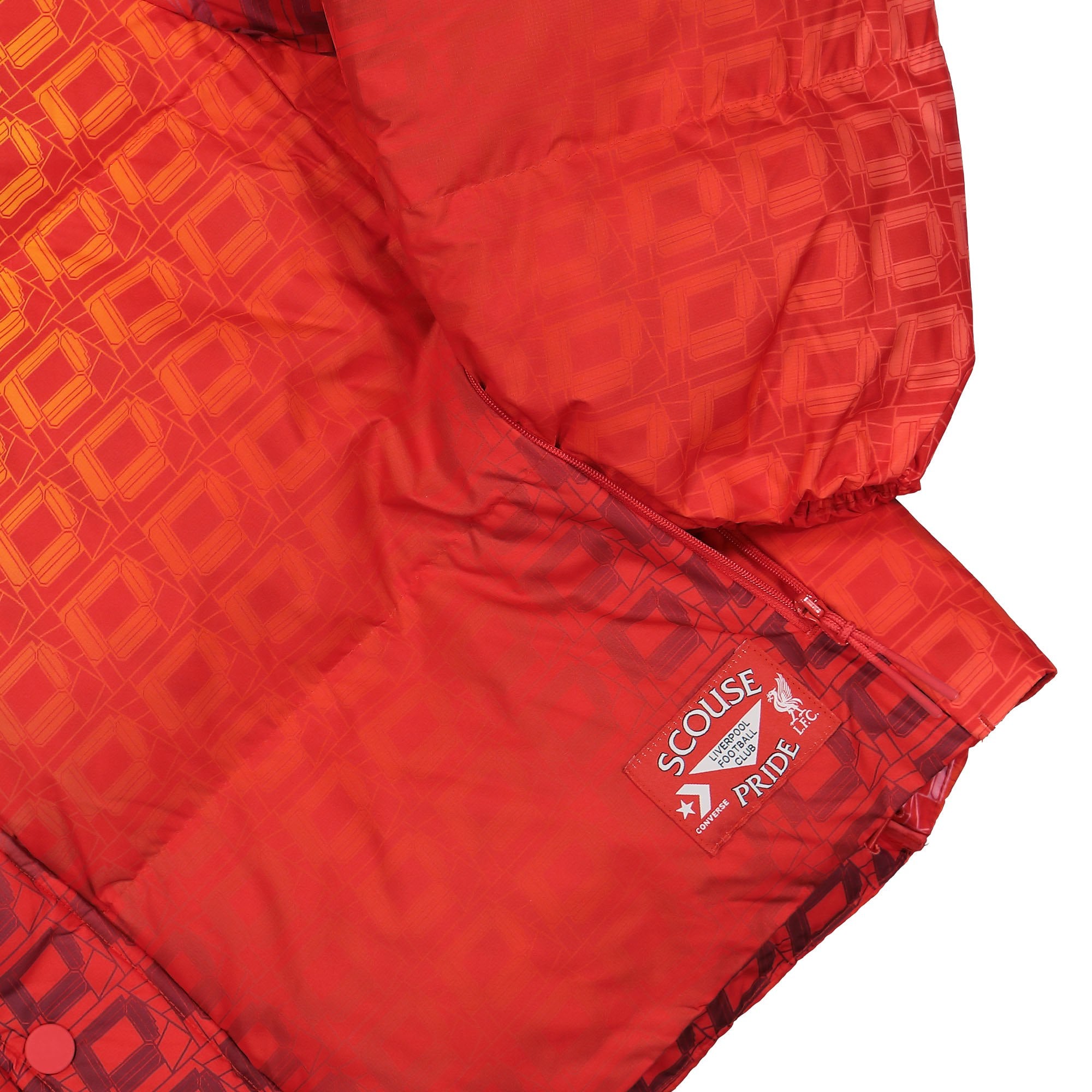 Converse Liverpool FC x Converse Super Puffer Tomato Puffer Jackets Detailfoto | Overkill