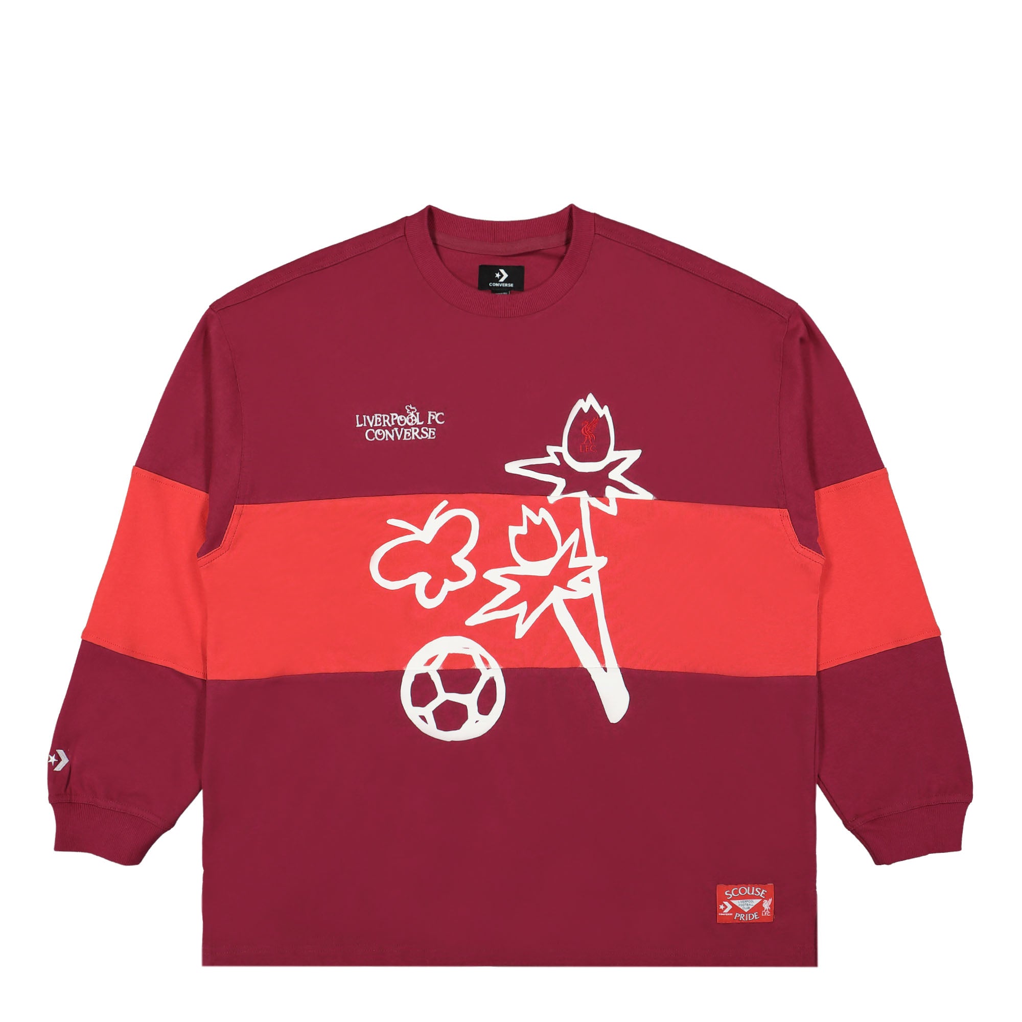 Converse Crew Beet Red Sweatshirts 10026257-A01 | Overkill